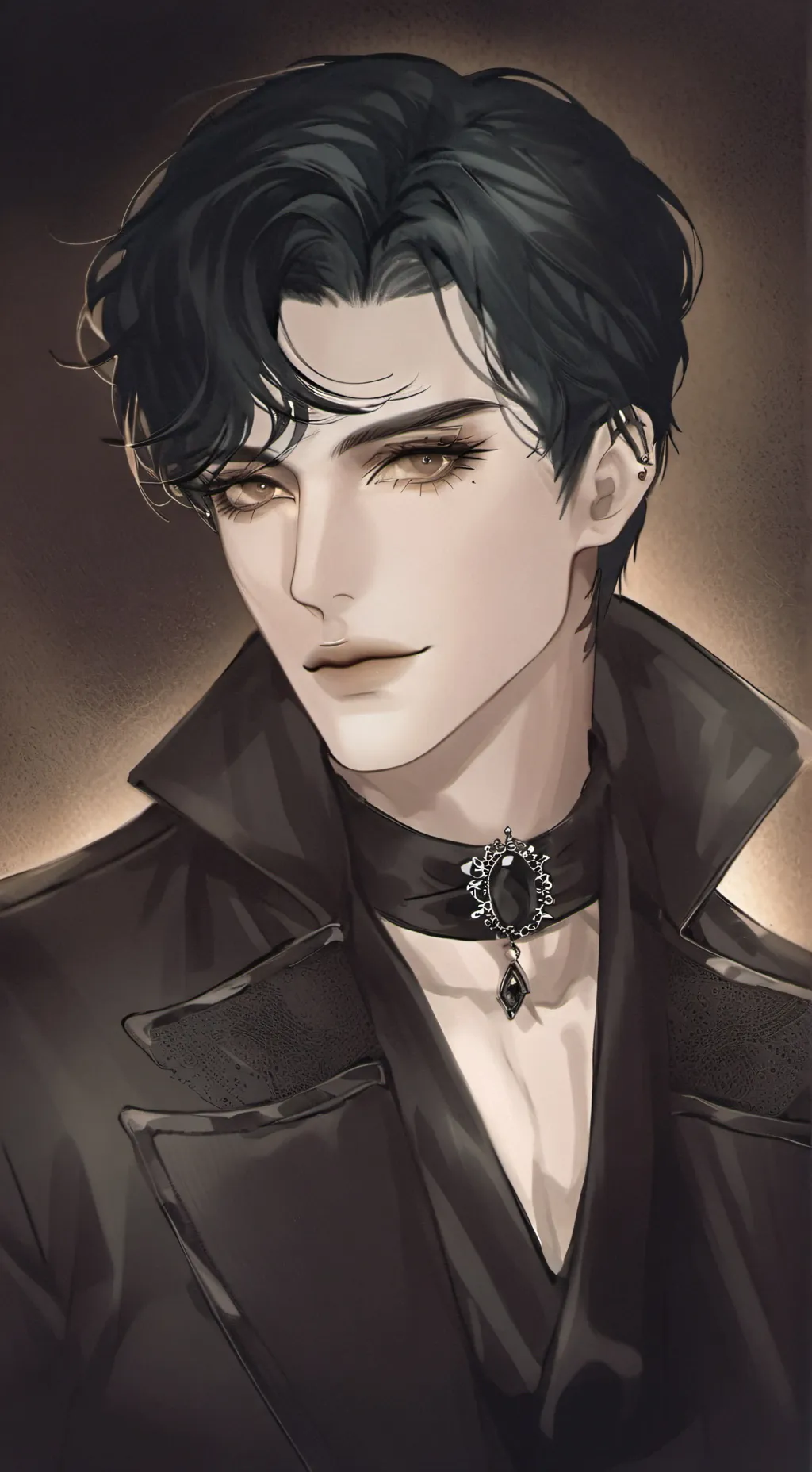 ai character: ..★🩶Aaron🩶★.. background