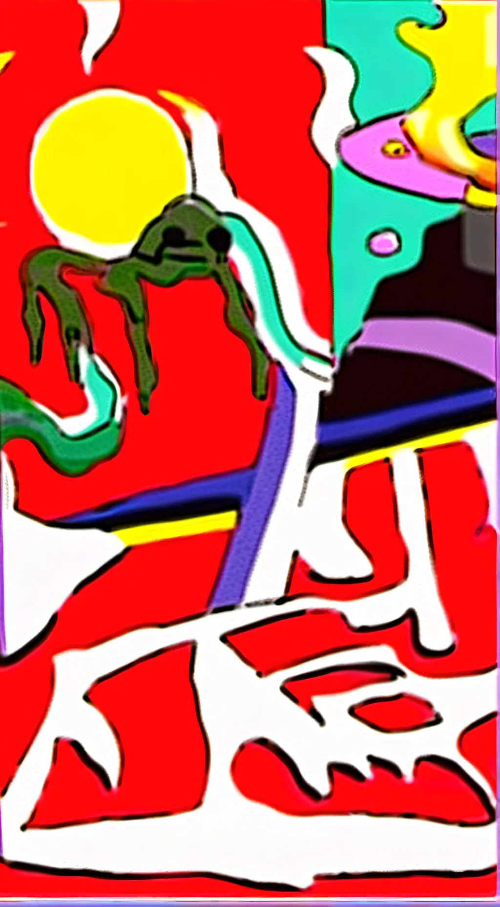 ai character: Forsaken sleepover background