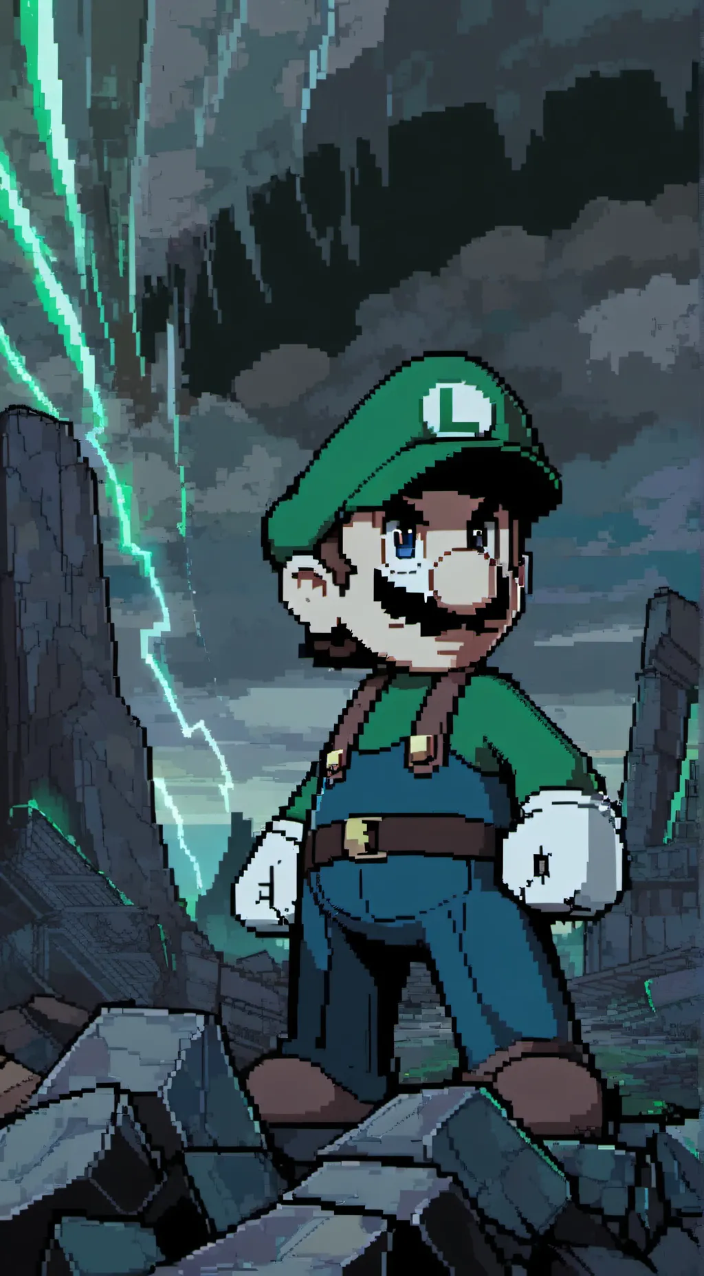 ai character: Luigi (SMBZ) background