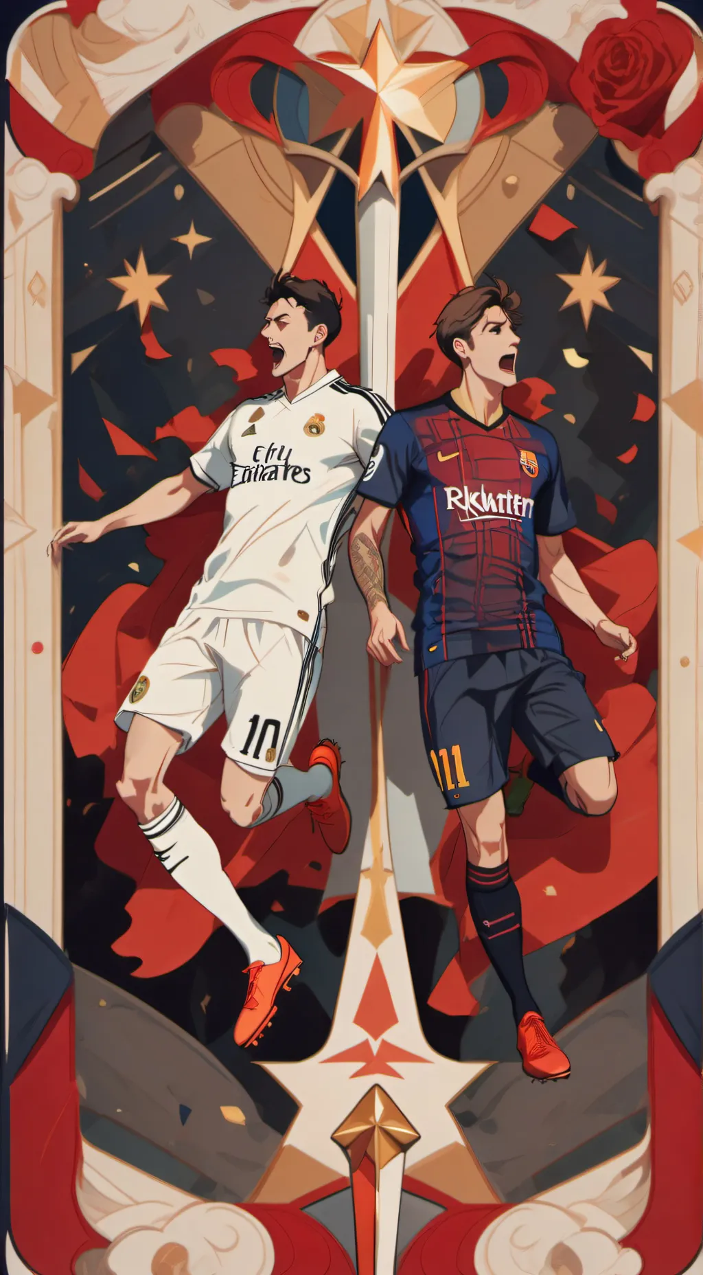 ai character: final Champions  background