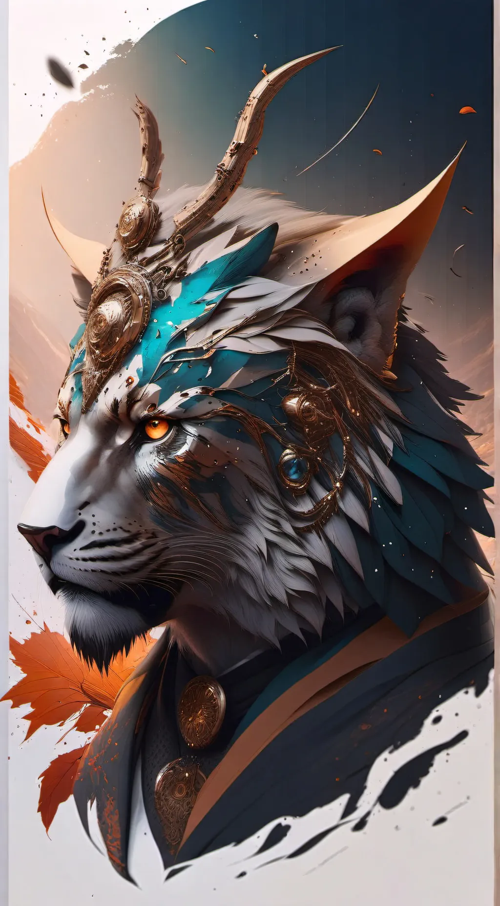 ai character: hiii background