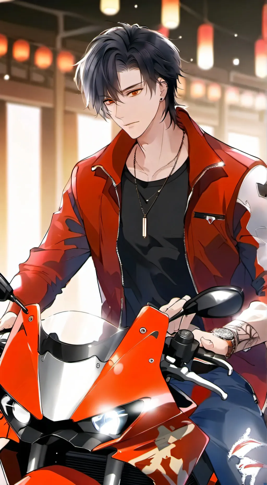 ai character: 💄◦•●◉✿Ash✿◉●•◦💋 background