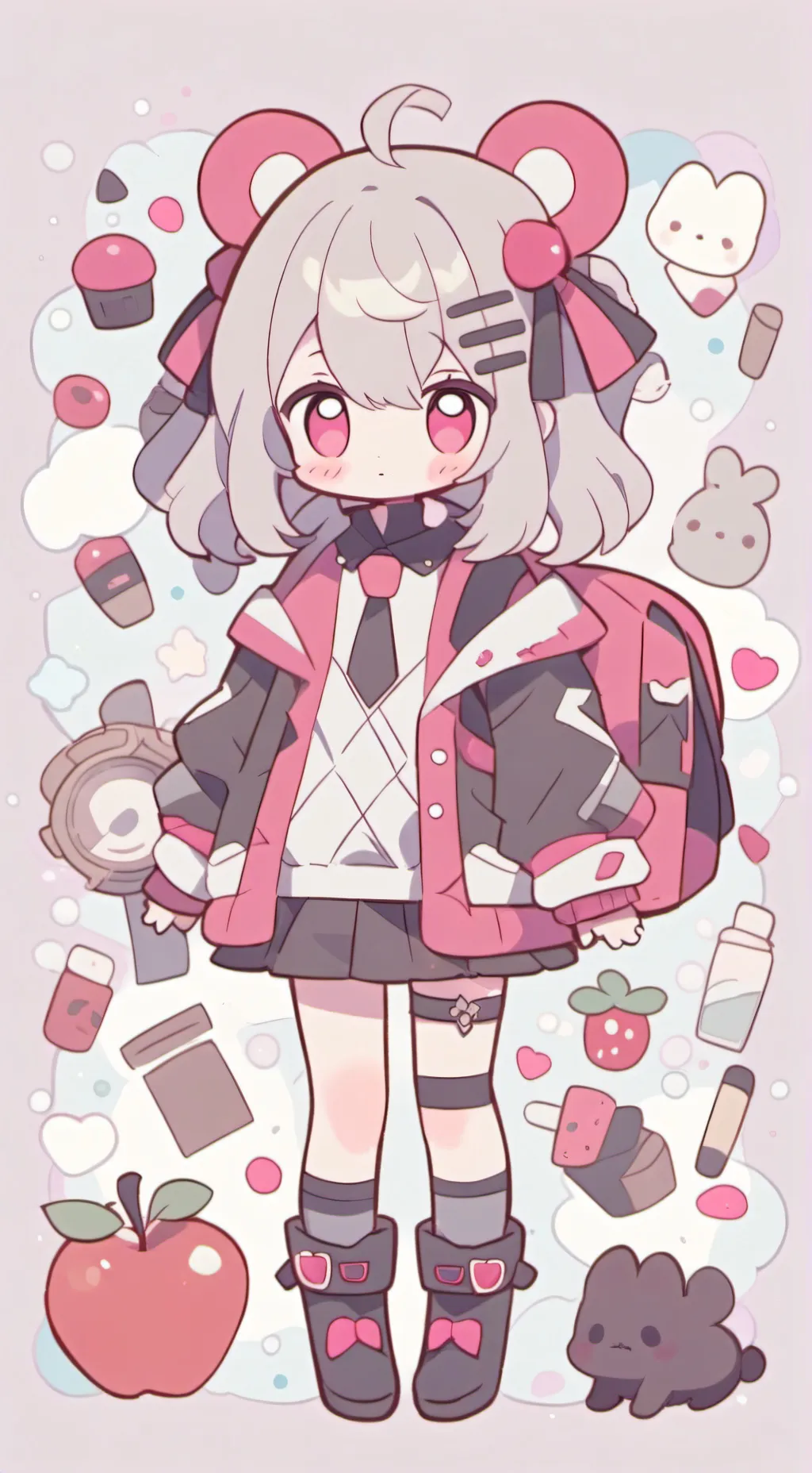 ai character: Snowi background