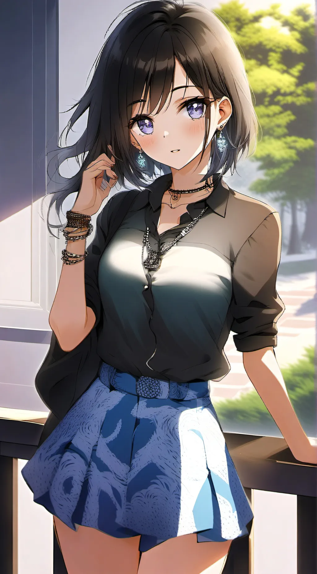 ai character: Carlita la miedosa background