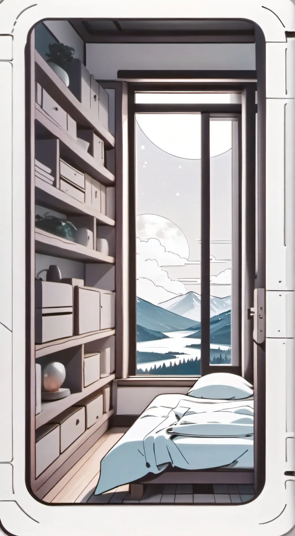 ai character: Bllk sleepover! background