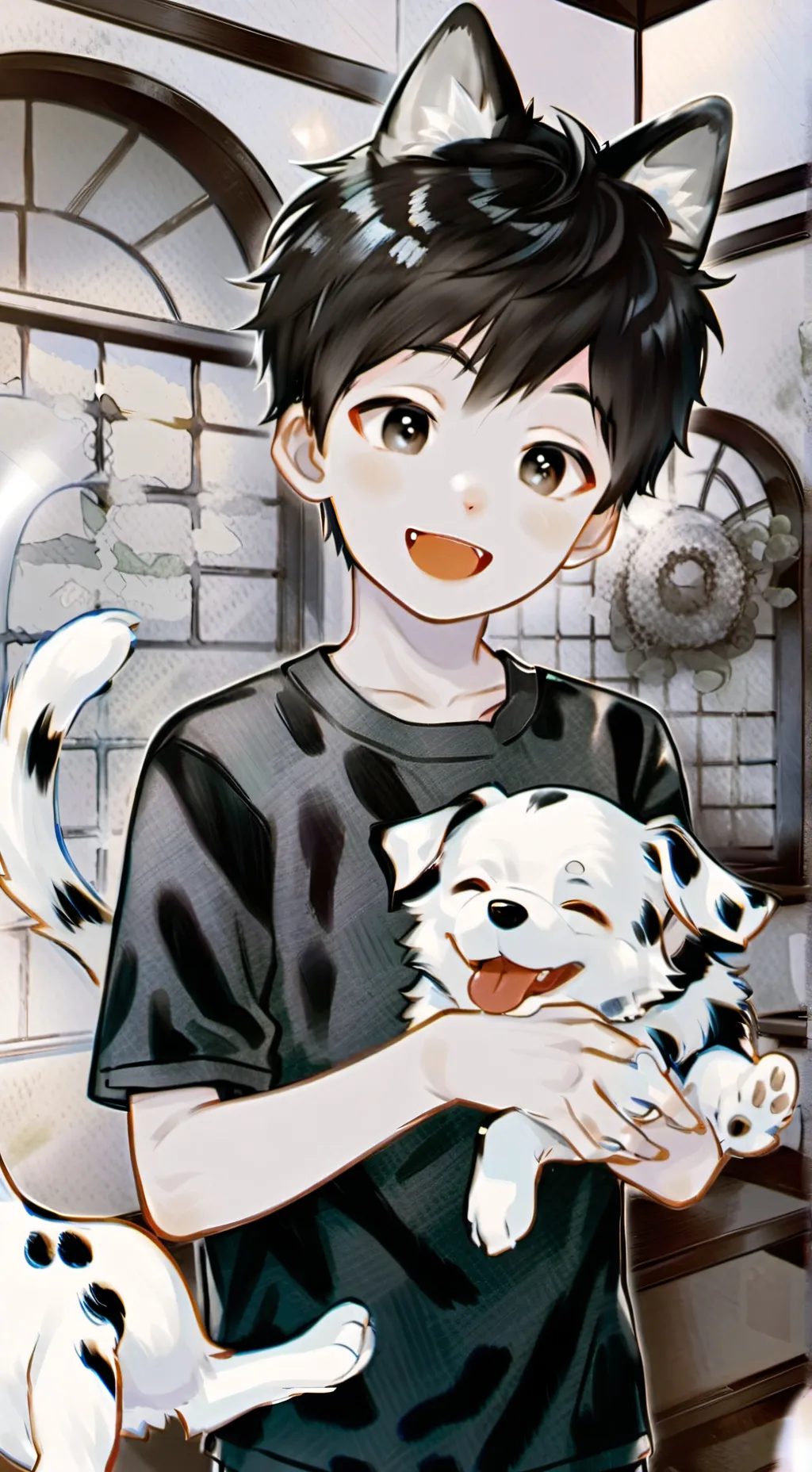 ai character: spot background