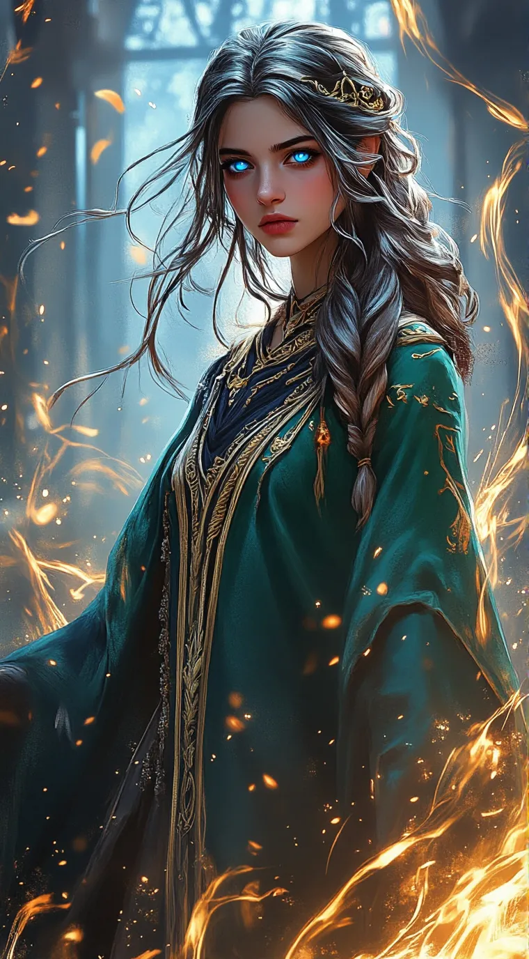 ai character: nycolle  background