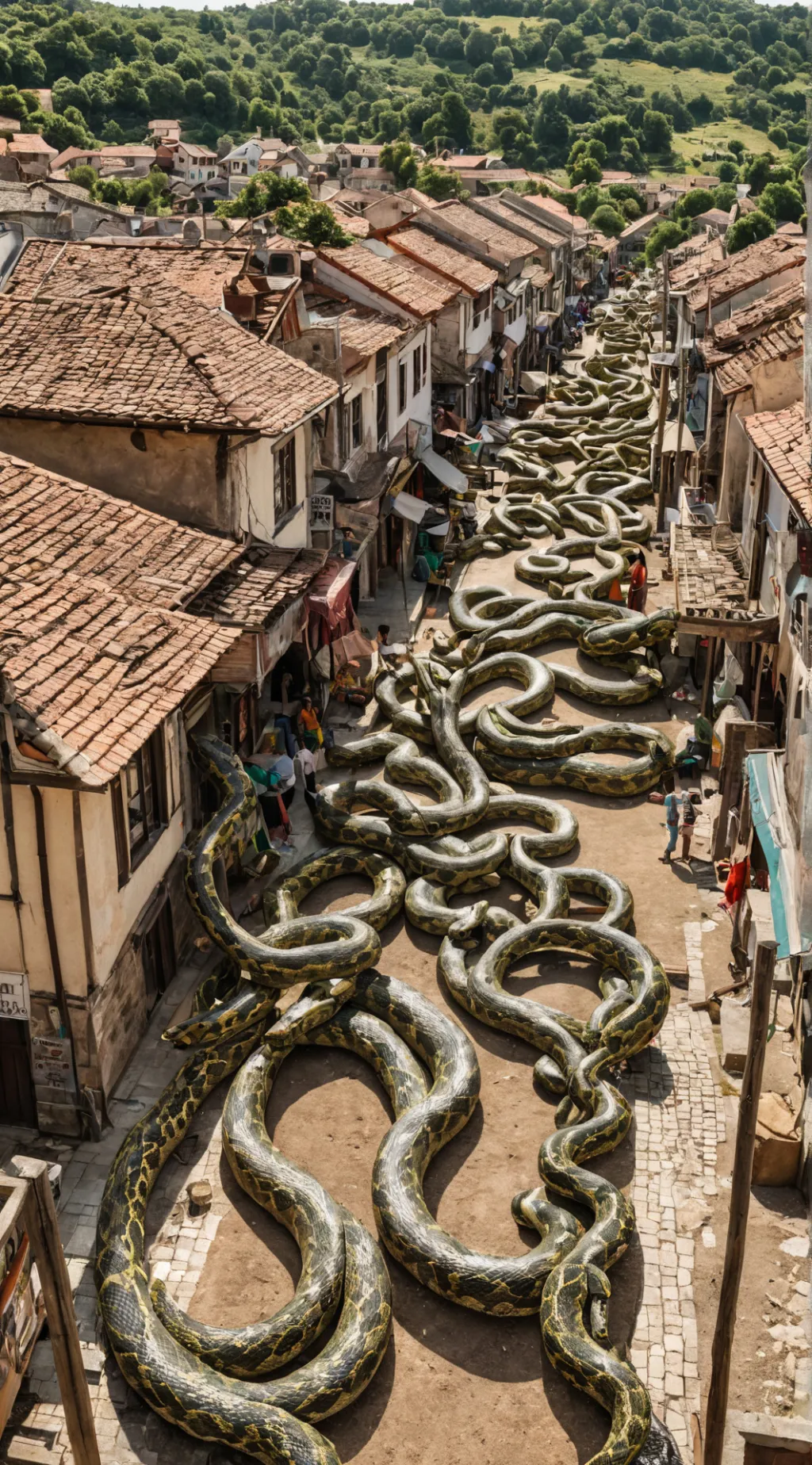 ai character: snake apocalypse  background