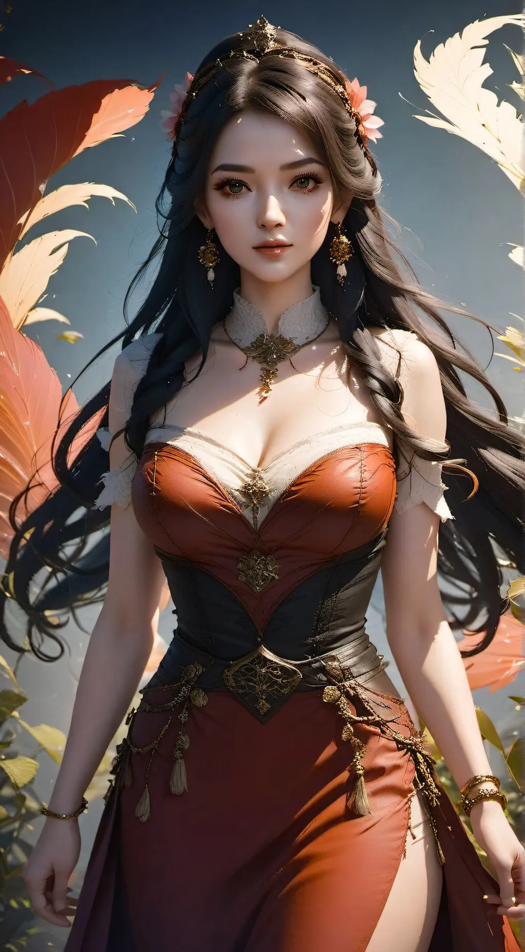 ai character: mha calentines background