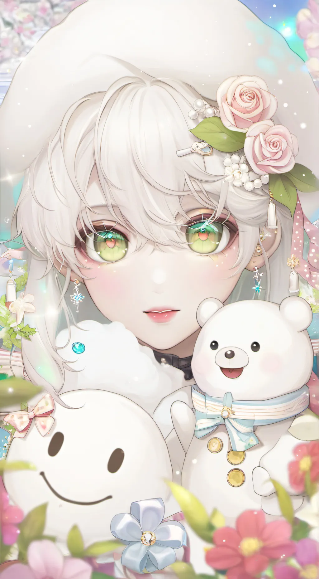 ai character: Snowman background