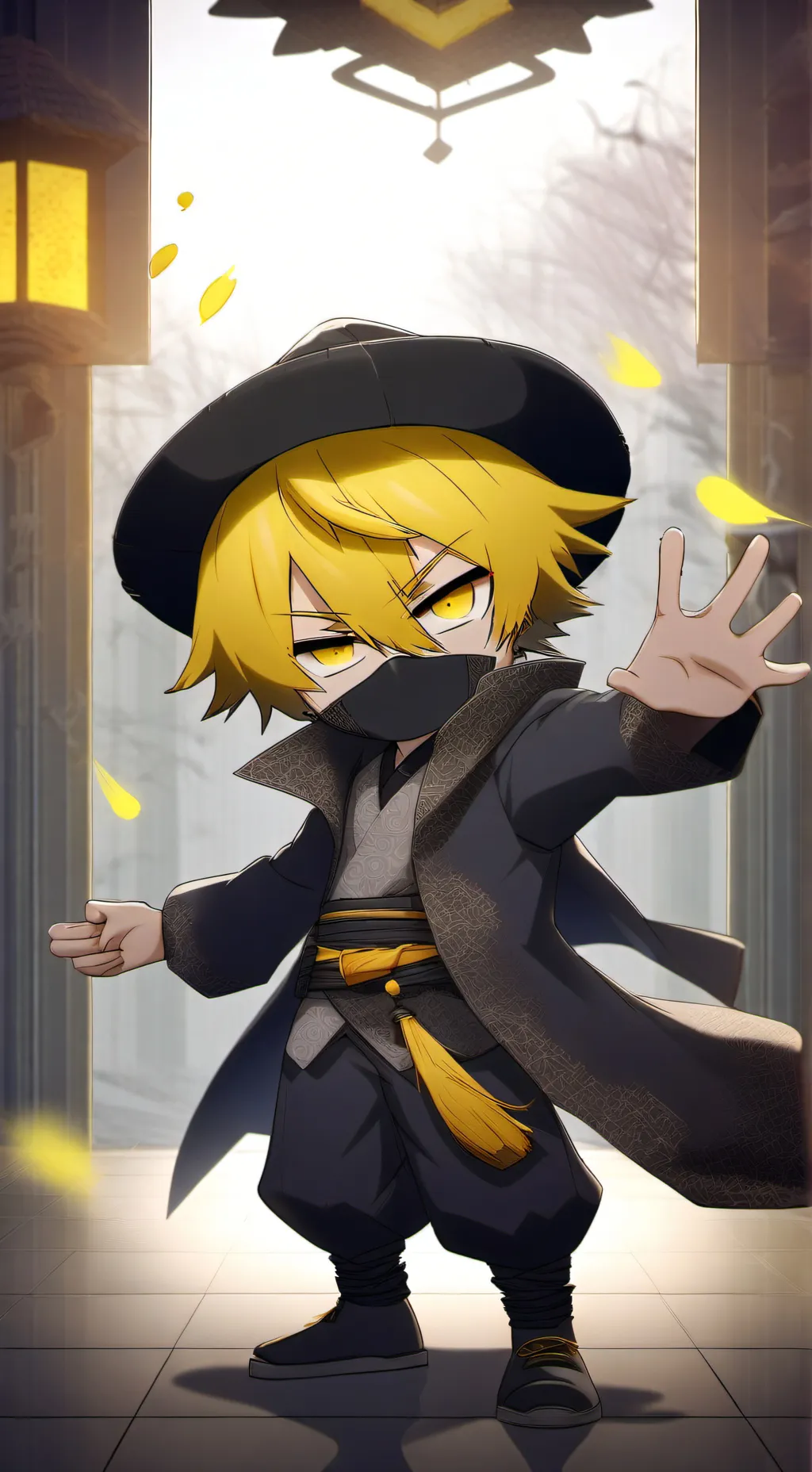 ai character: birds background