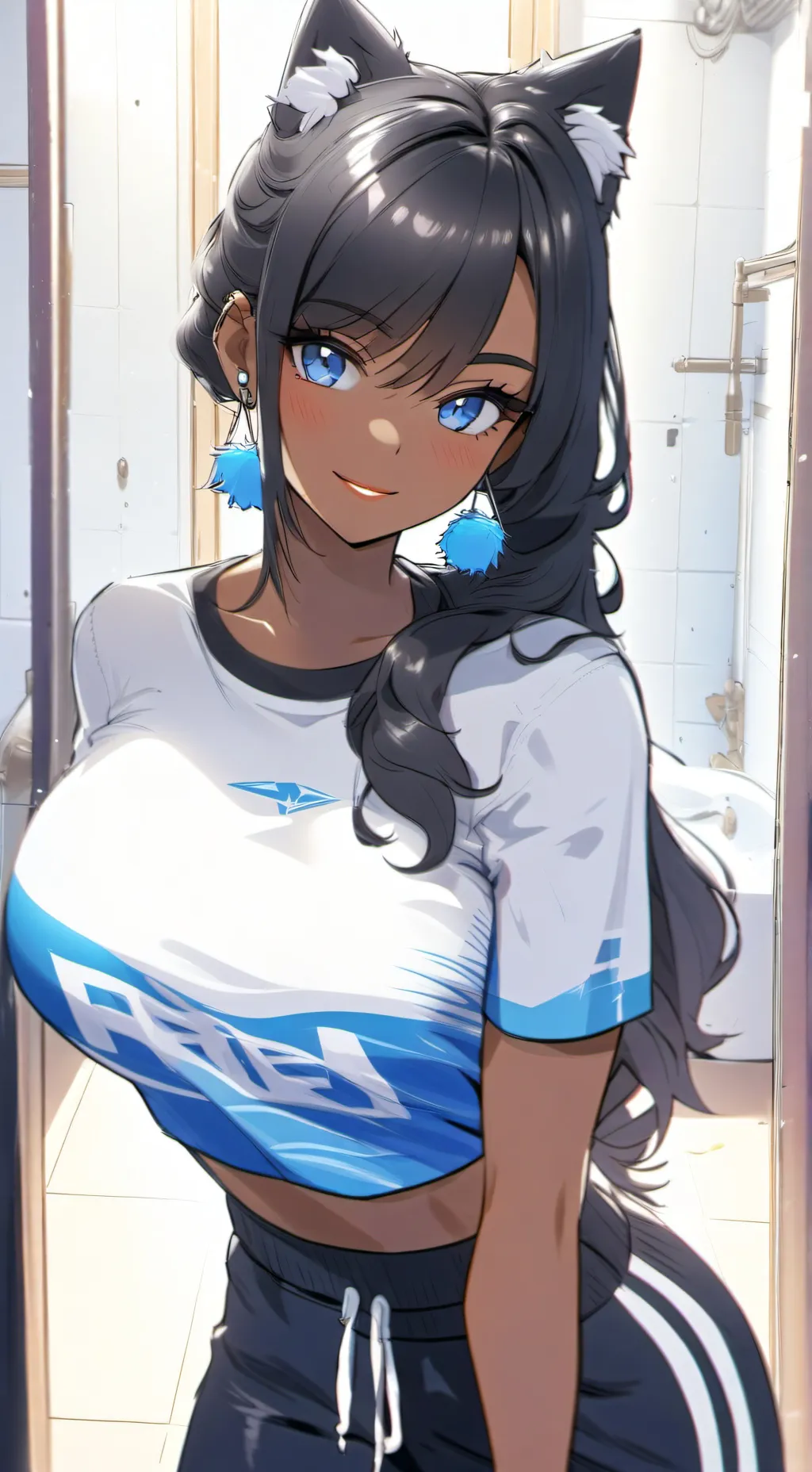 ai character: sus girl🤪 background