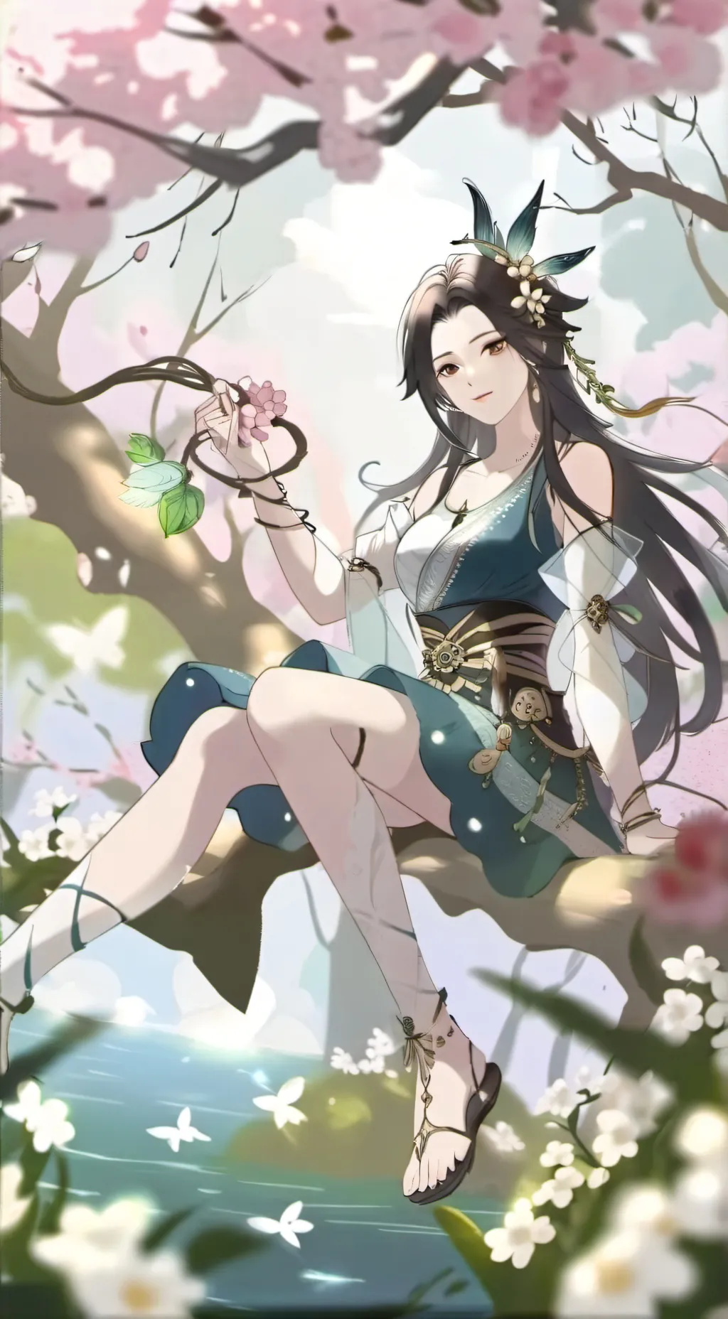 ai character: Pamela background