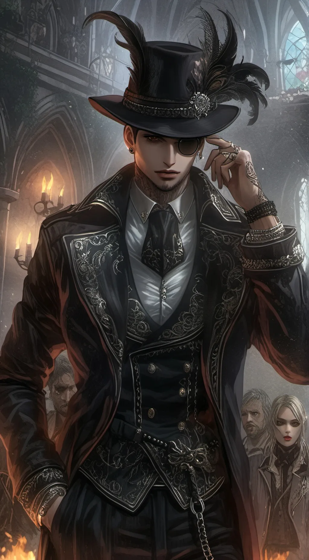 ai character: Zen background