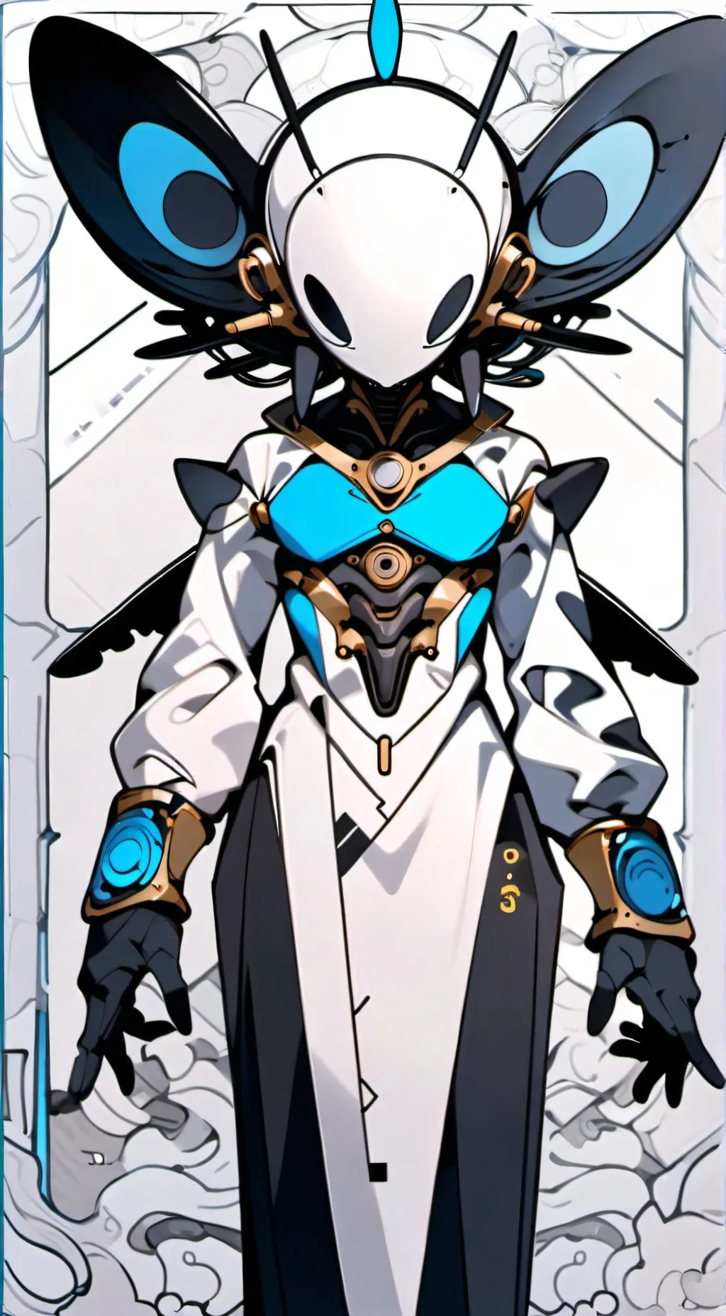 ai character: alien background