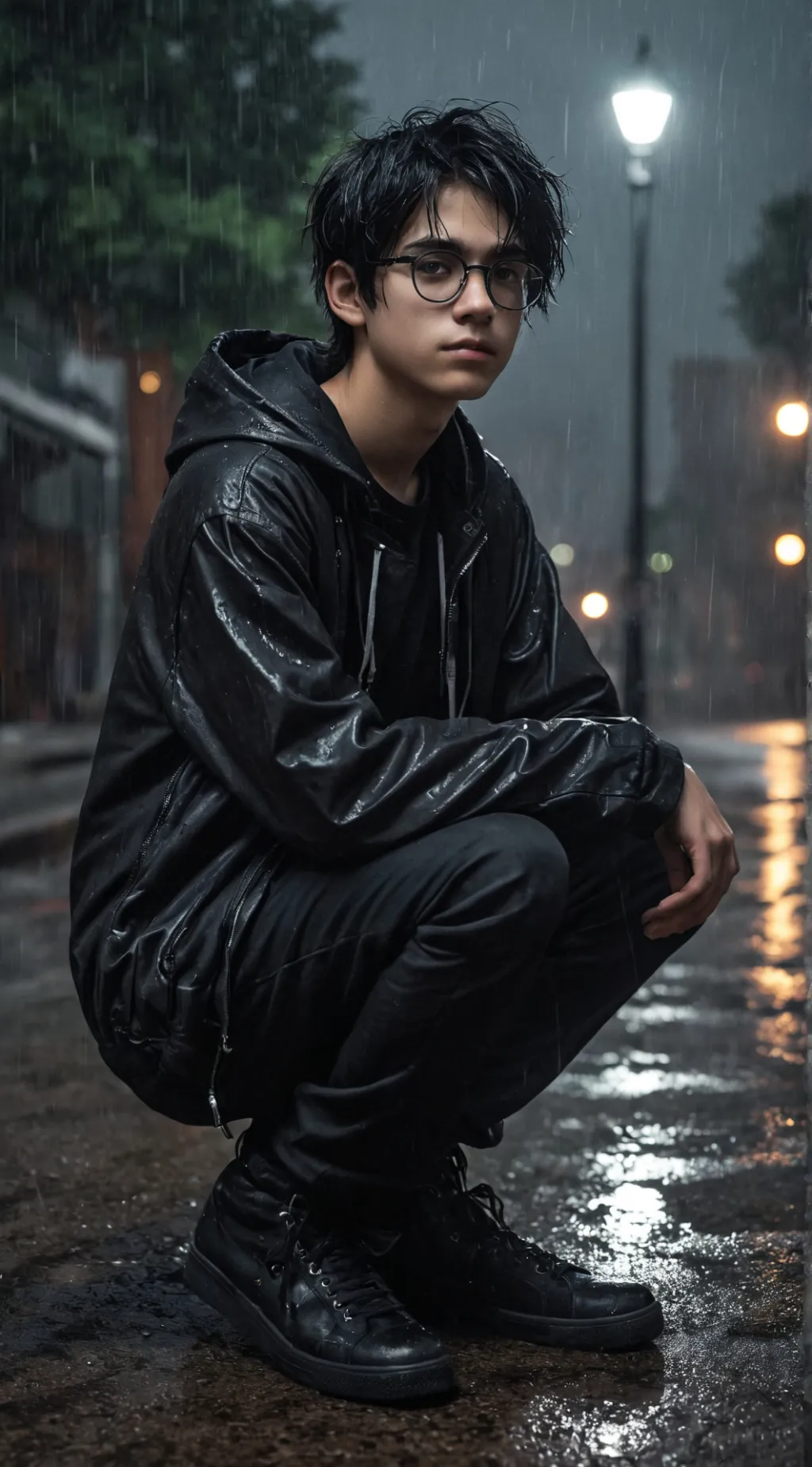 ai character: Tenebrion background