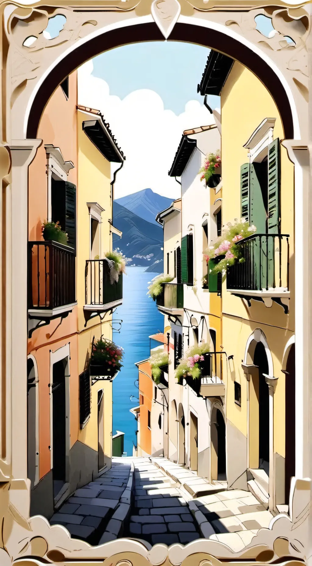 ai character: Vacanzaa background