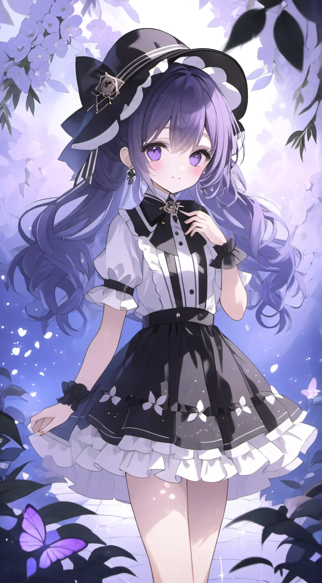 ai character: devy💙 background