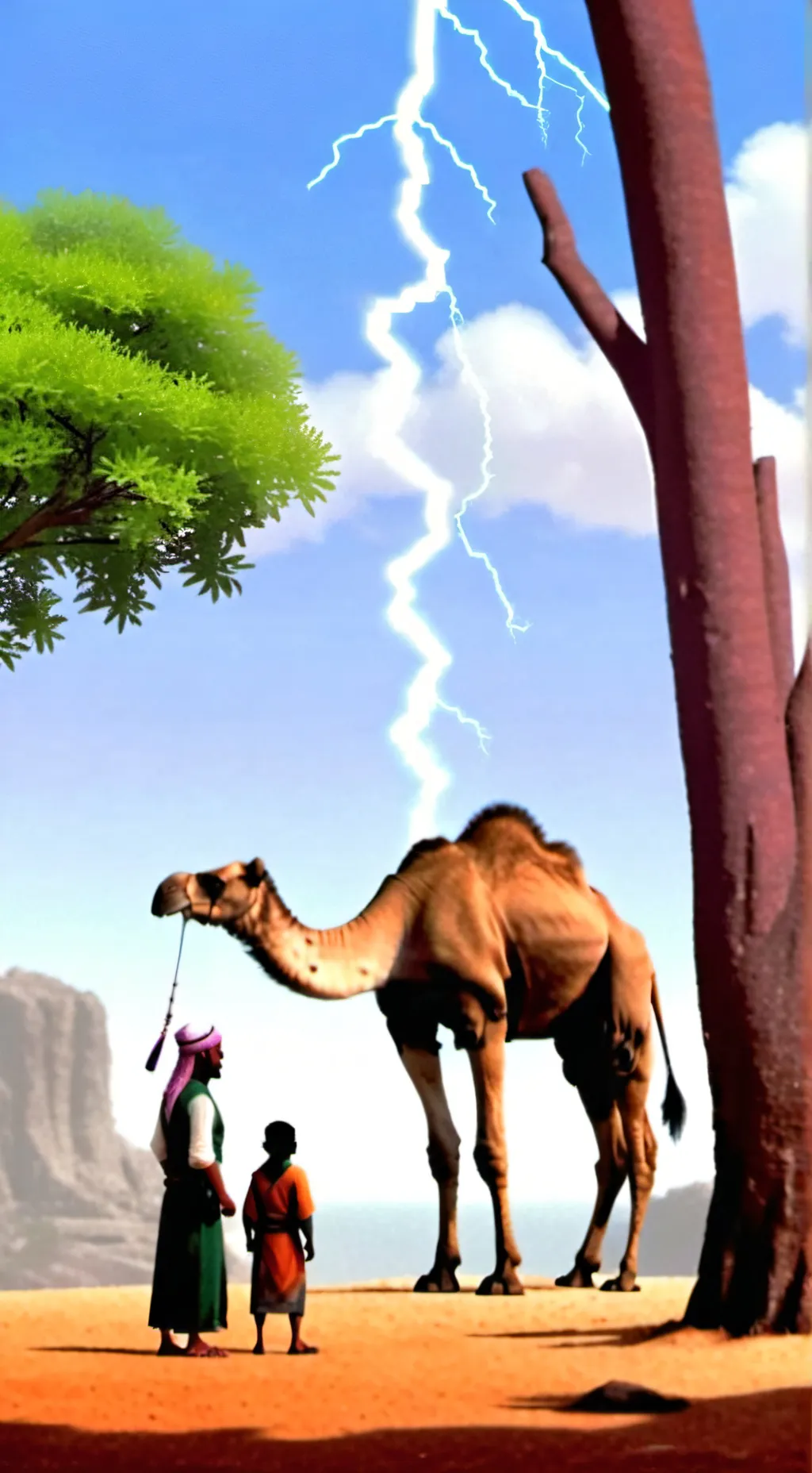 ai character: The most random background