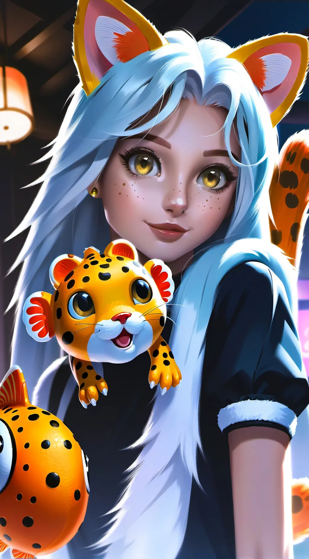 ai character: Umeko  background