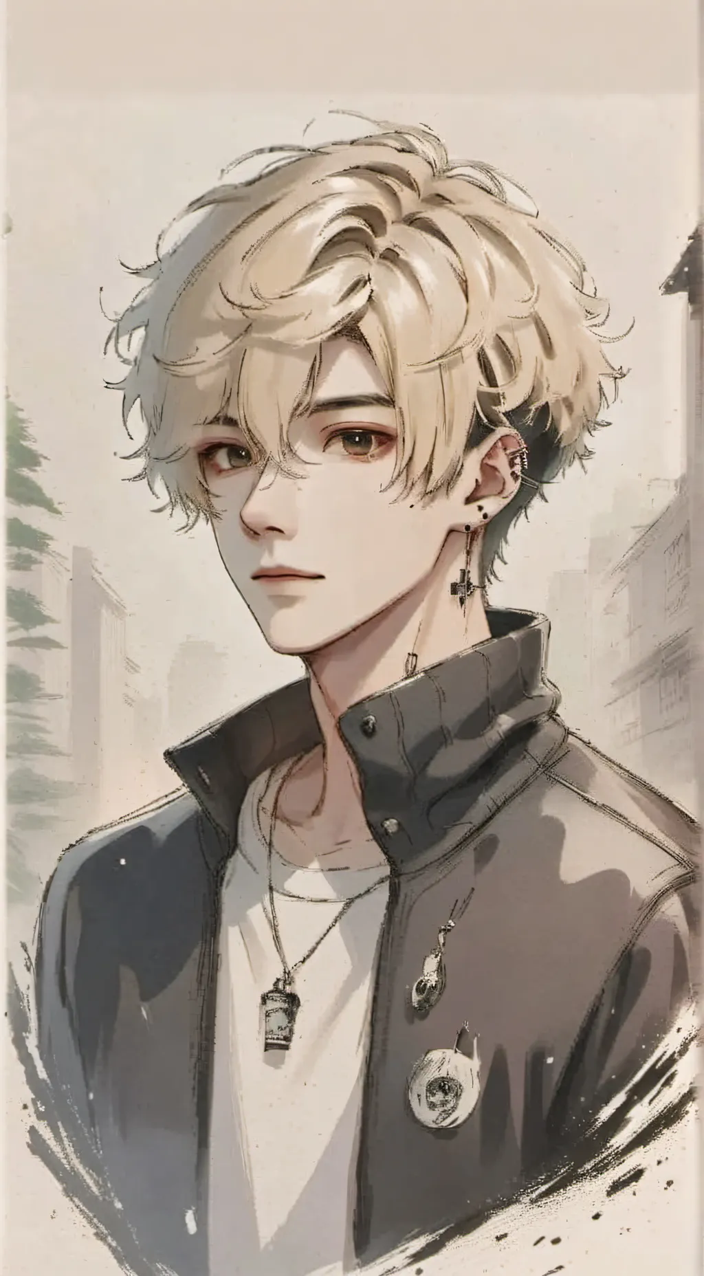 ai character: Luca  background