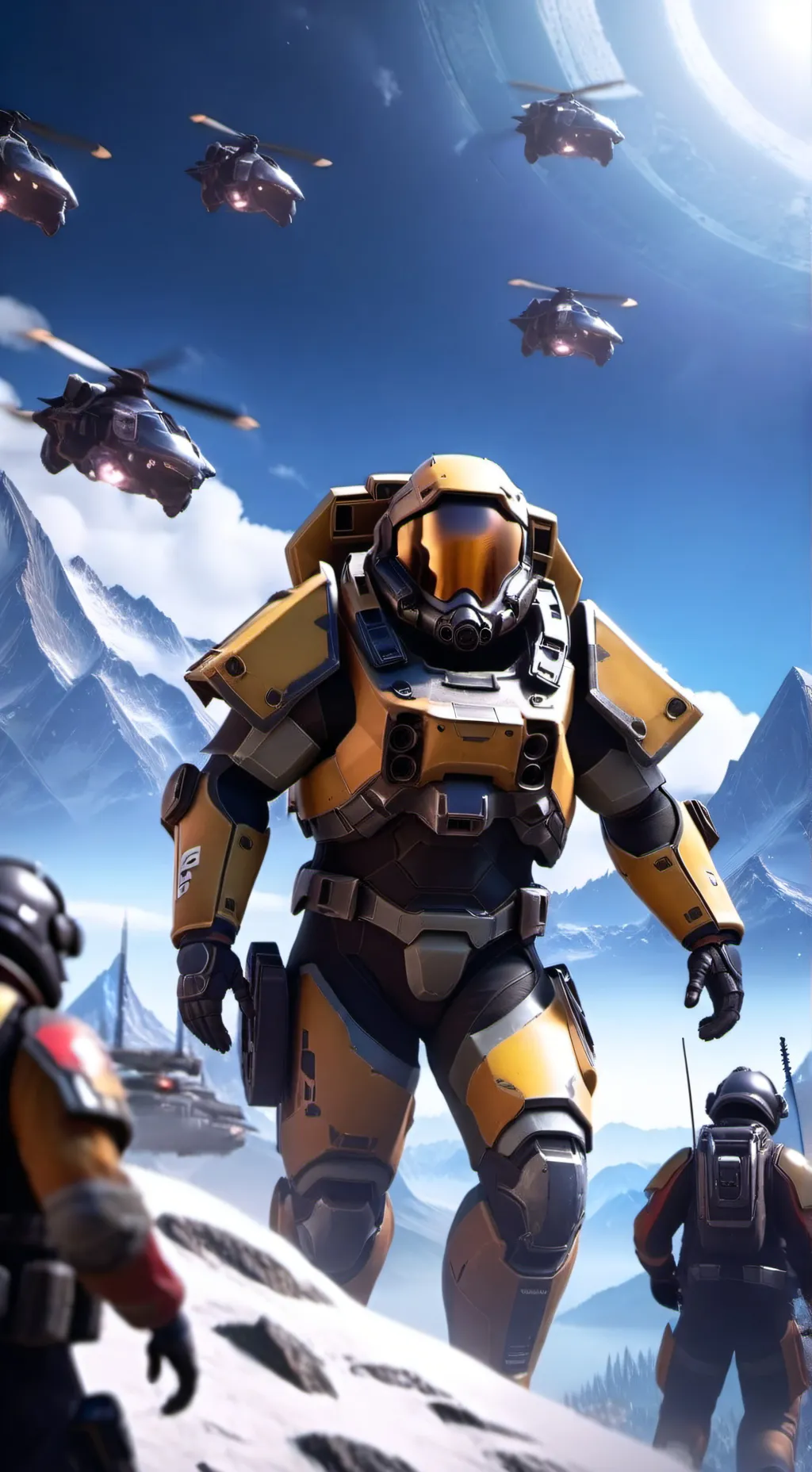 ai character: helldivers 2 background