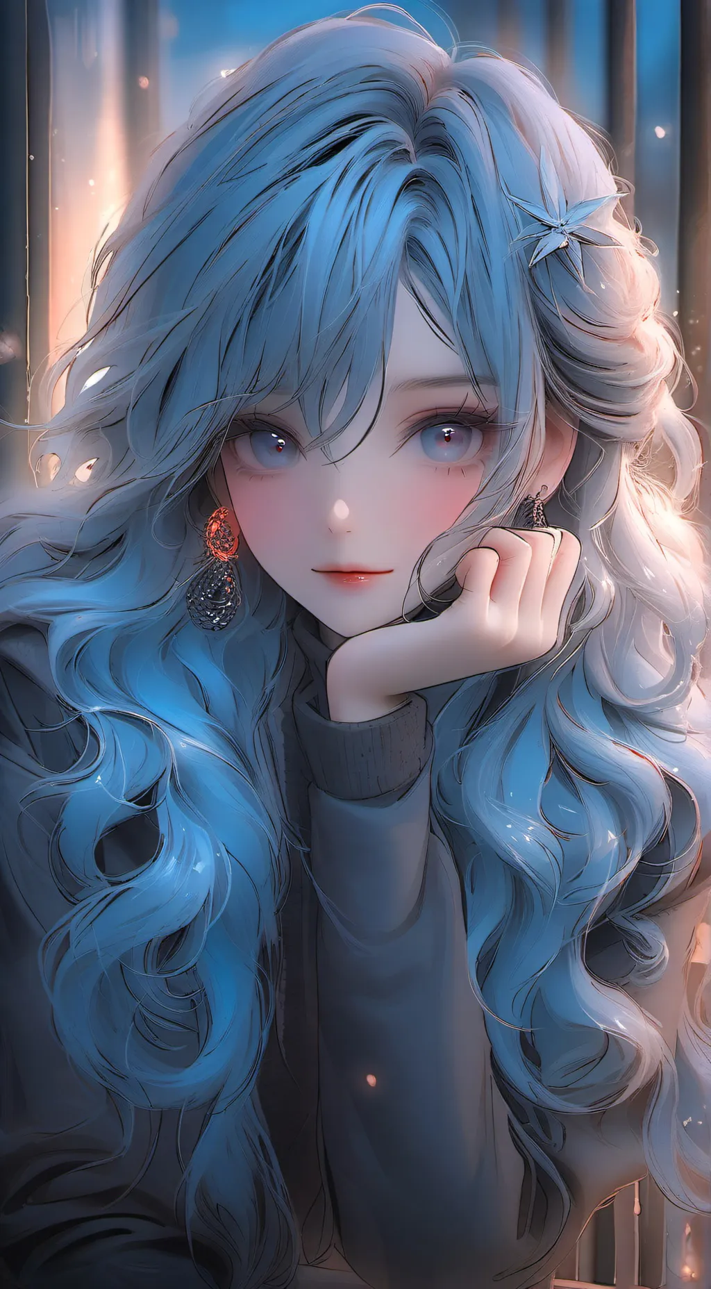 ai character: Aurora  background