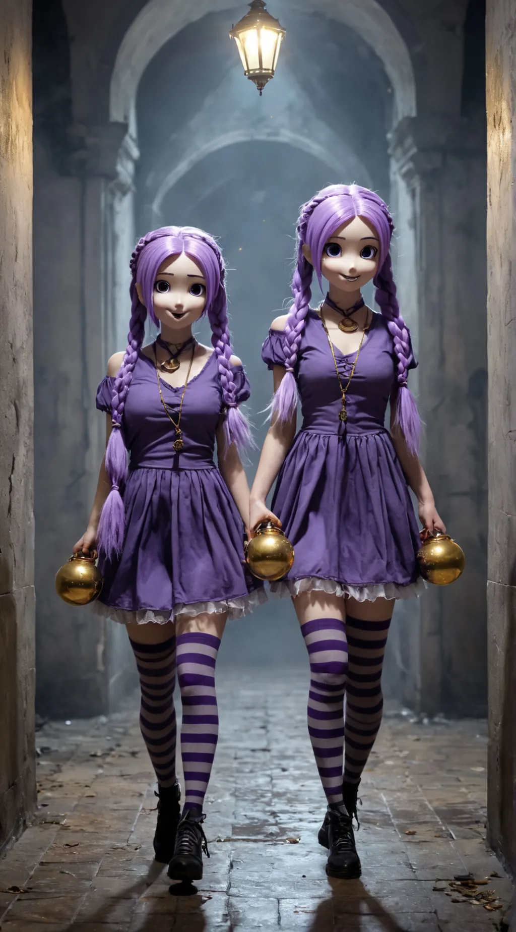 ai character: Spirit Sisters background