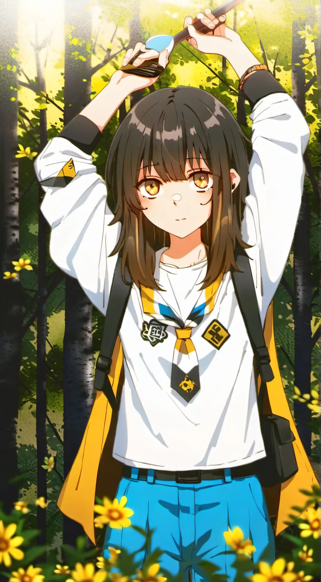 ai character: Izumi  background