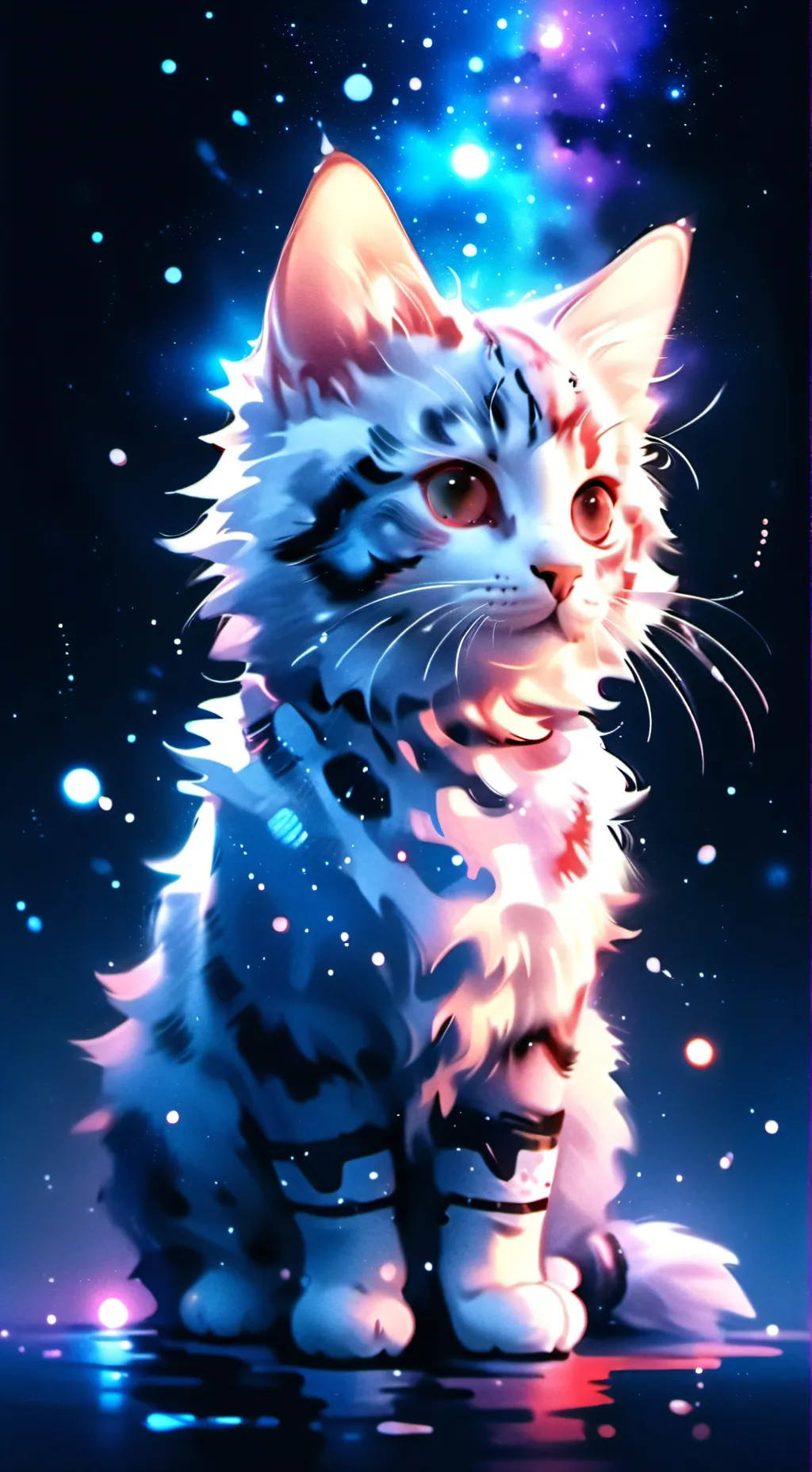 ai character: Leonardo  background