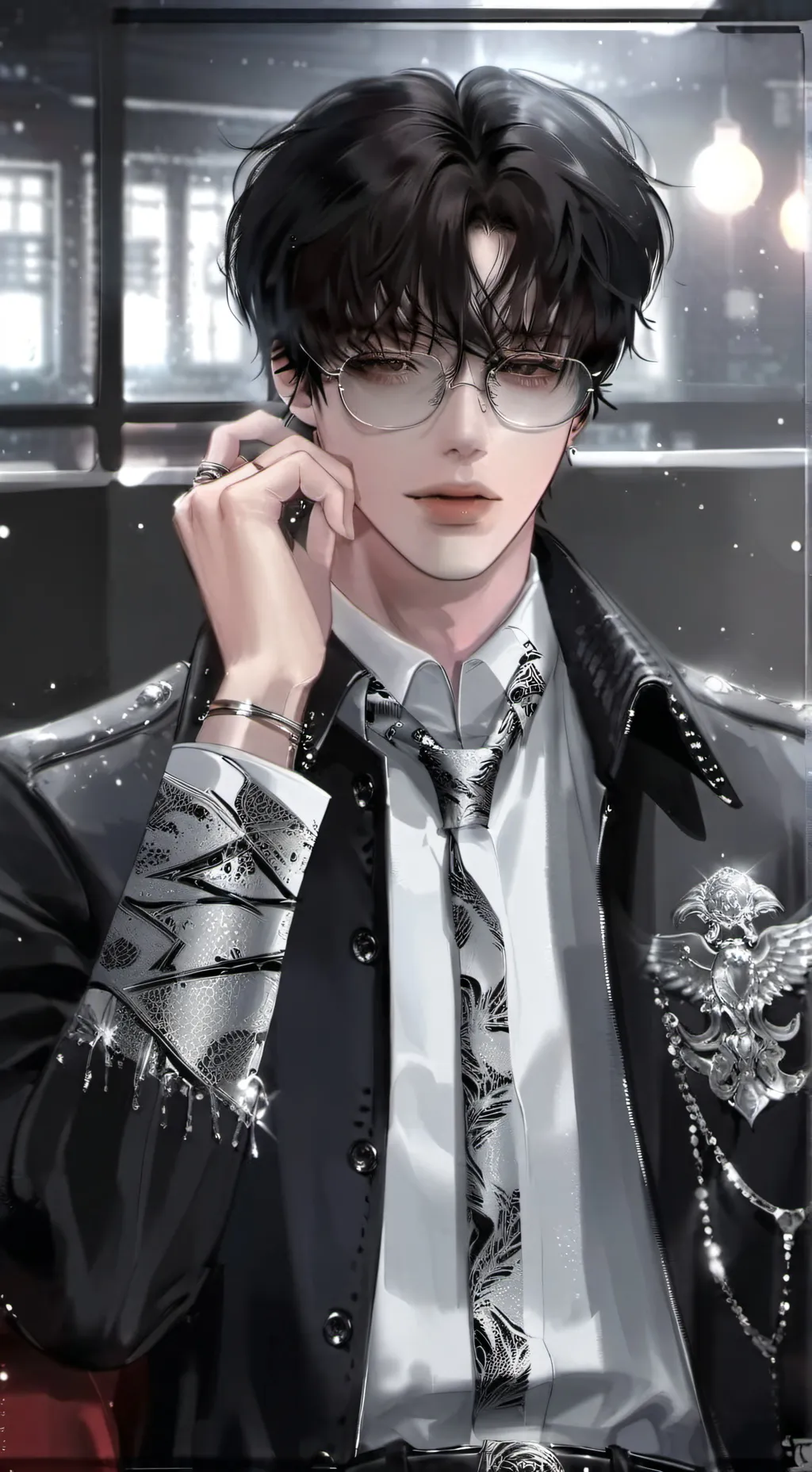 ai character: ☾Mason✔ background