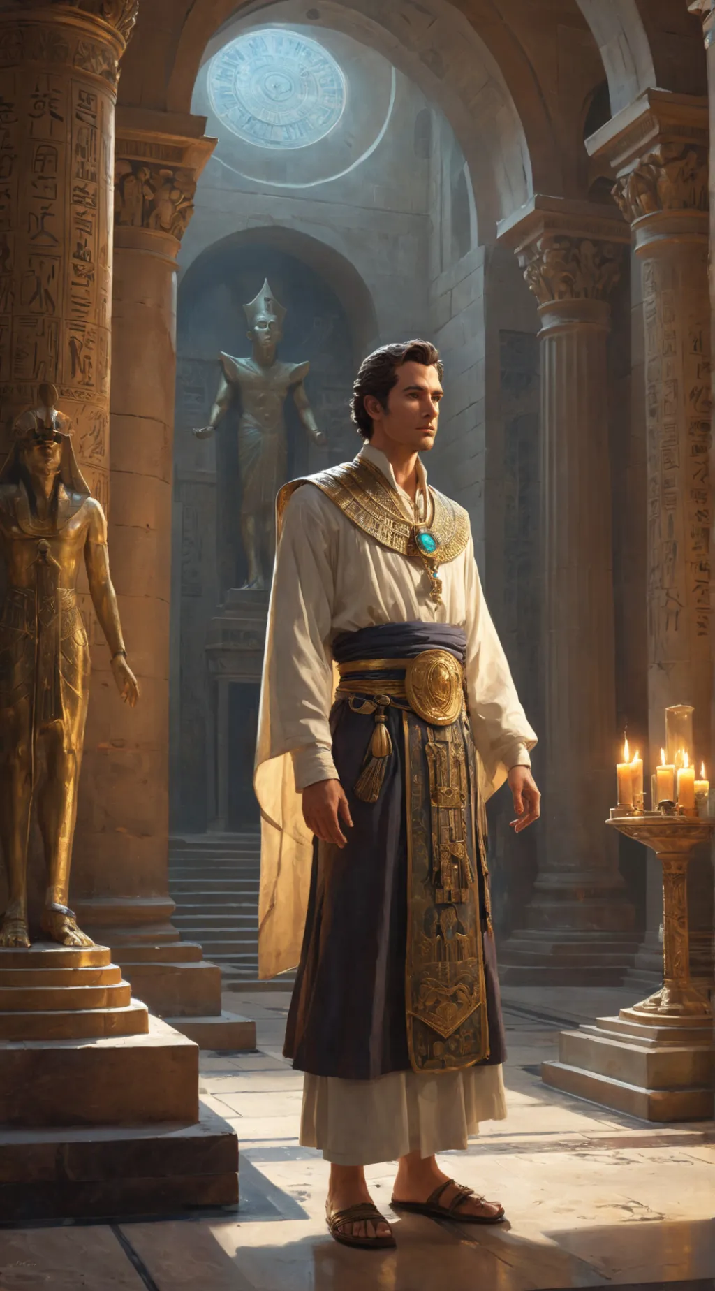 ai character: Lucien background