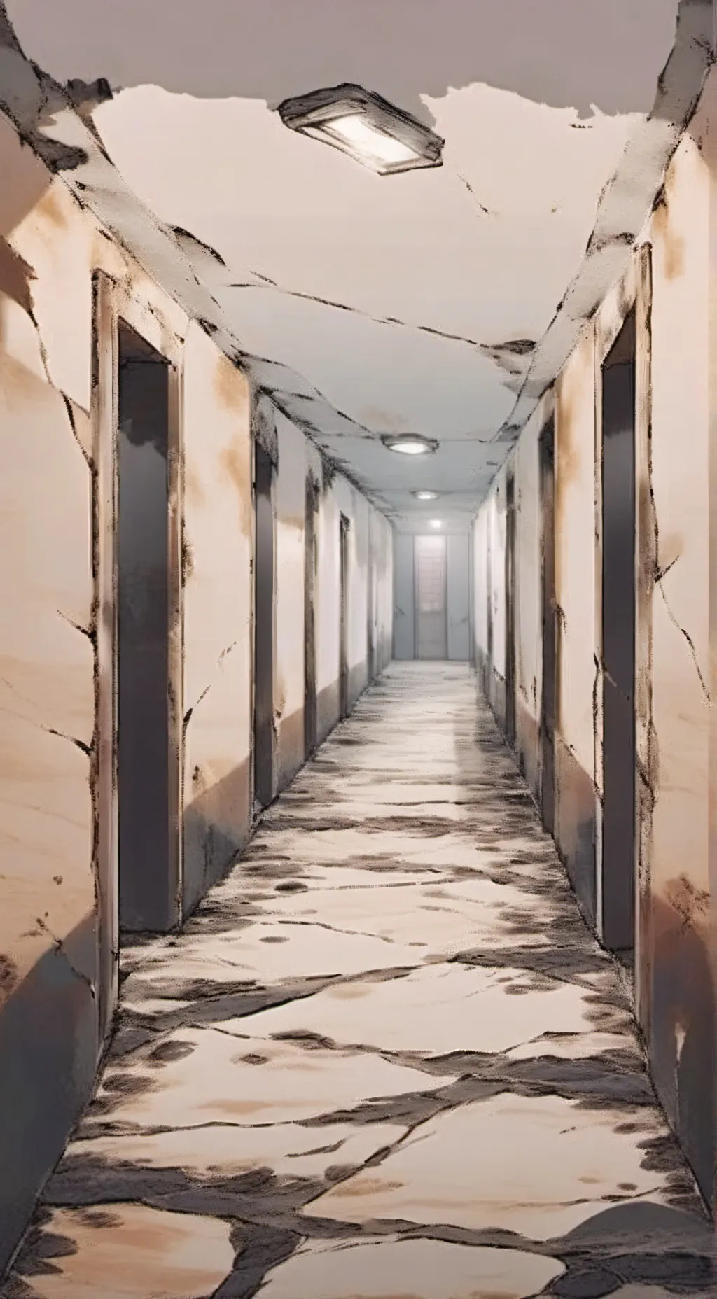 ai character: Trapped background