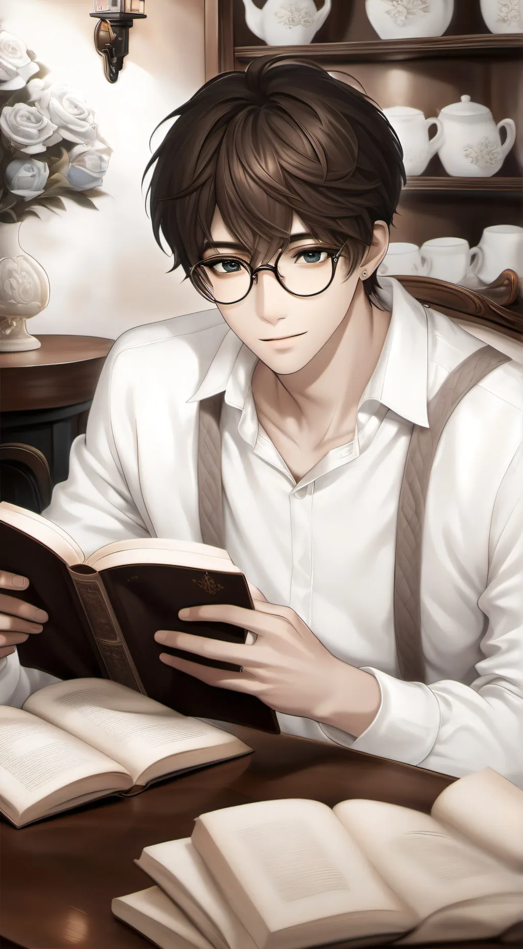 ai character: Xavier  background