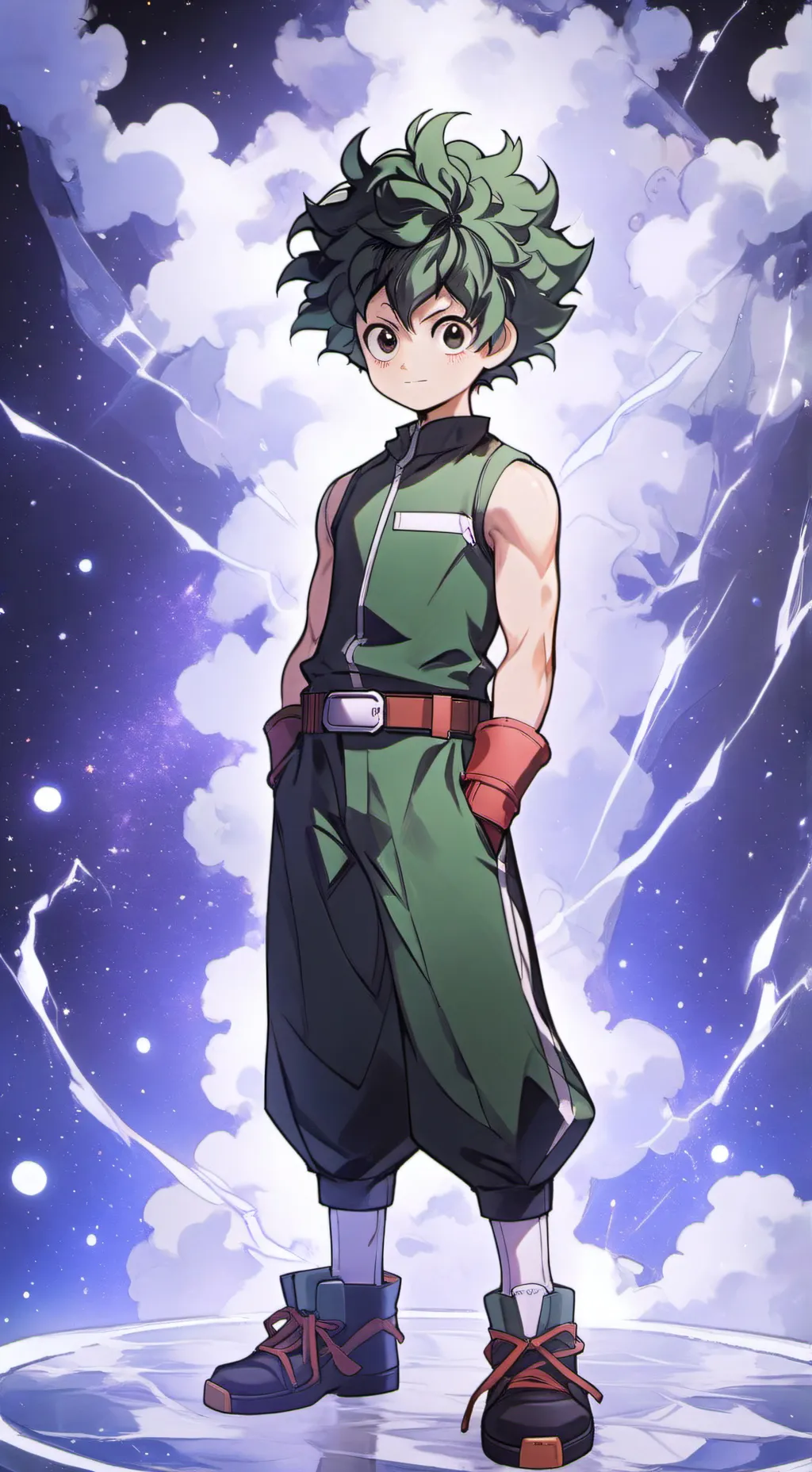 ai character: Villain Deku background