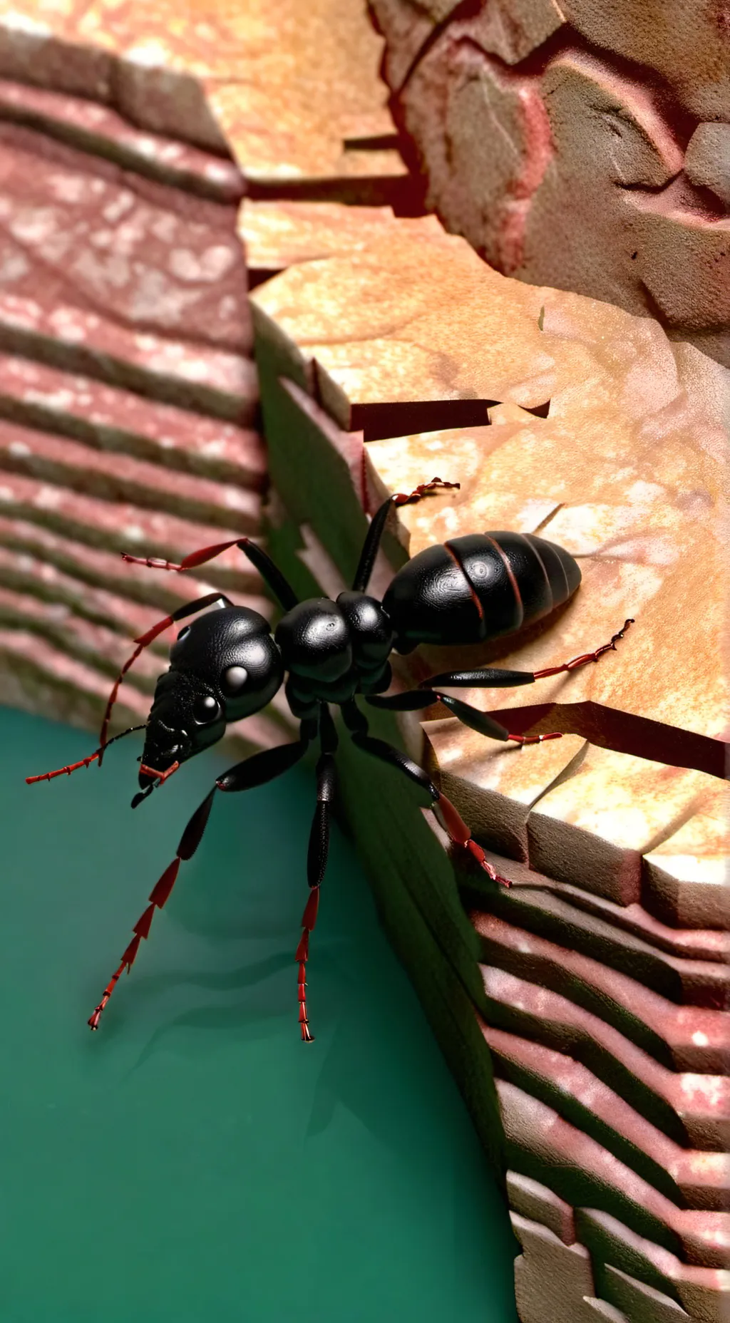 ai character: ant life background