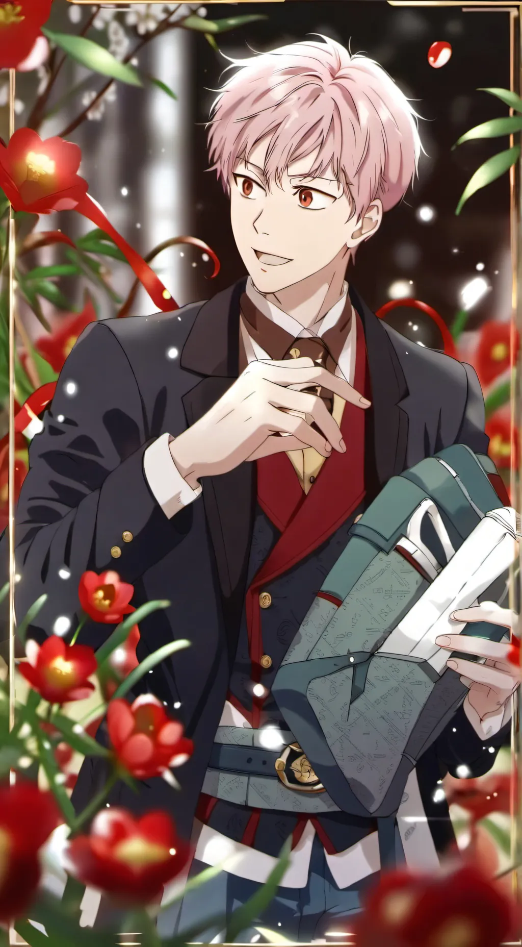 ai character: Itadori y megumi 💜 background