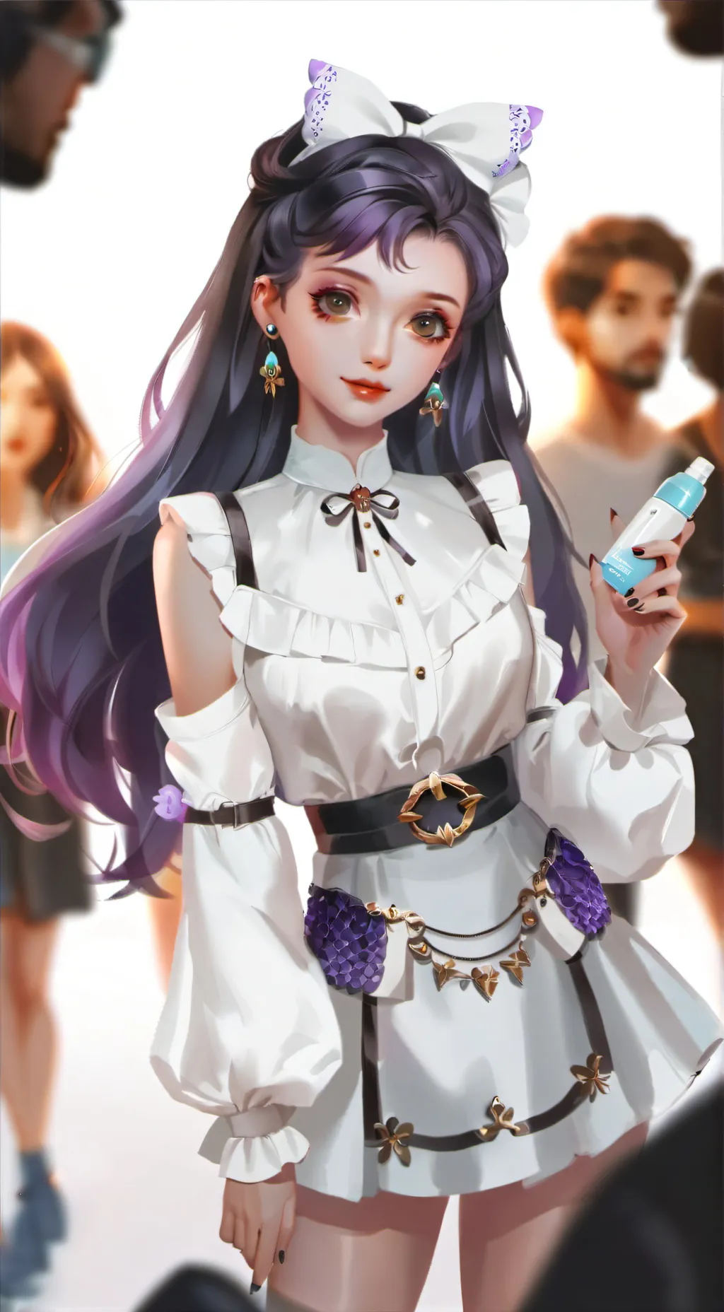 ai character: Mafia and fnaf background