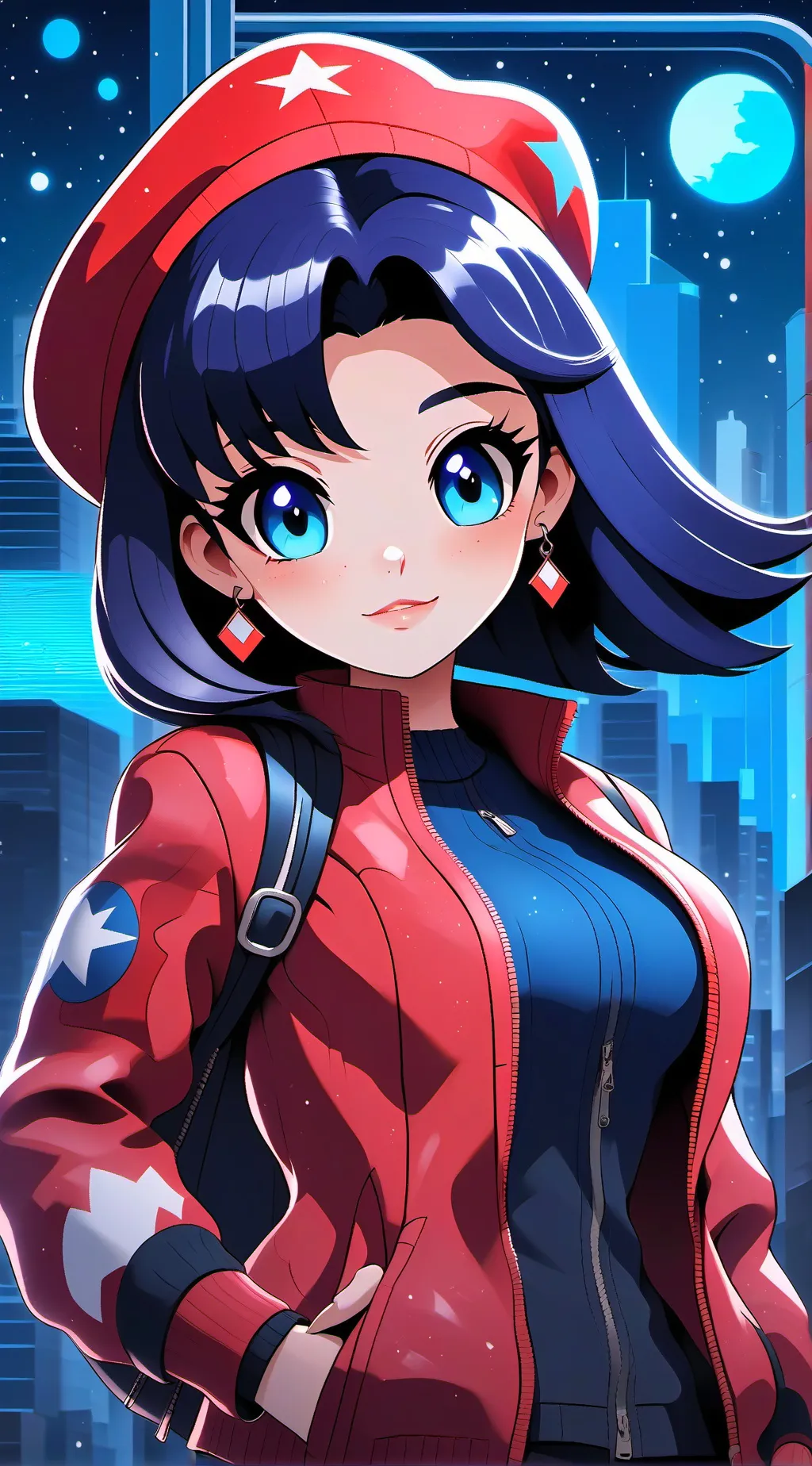 ai character: MLB🐈‍⬛🐞❤️ background