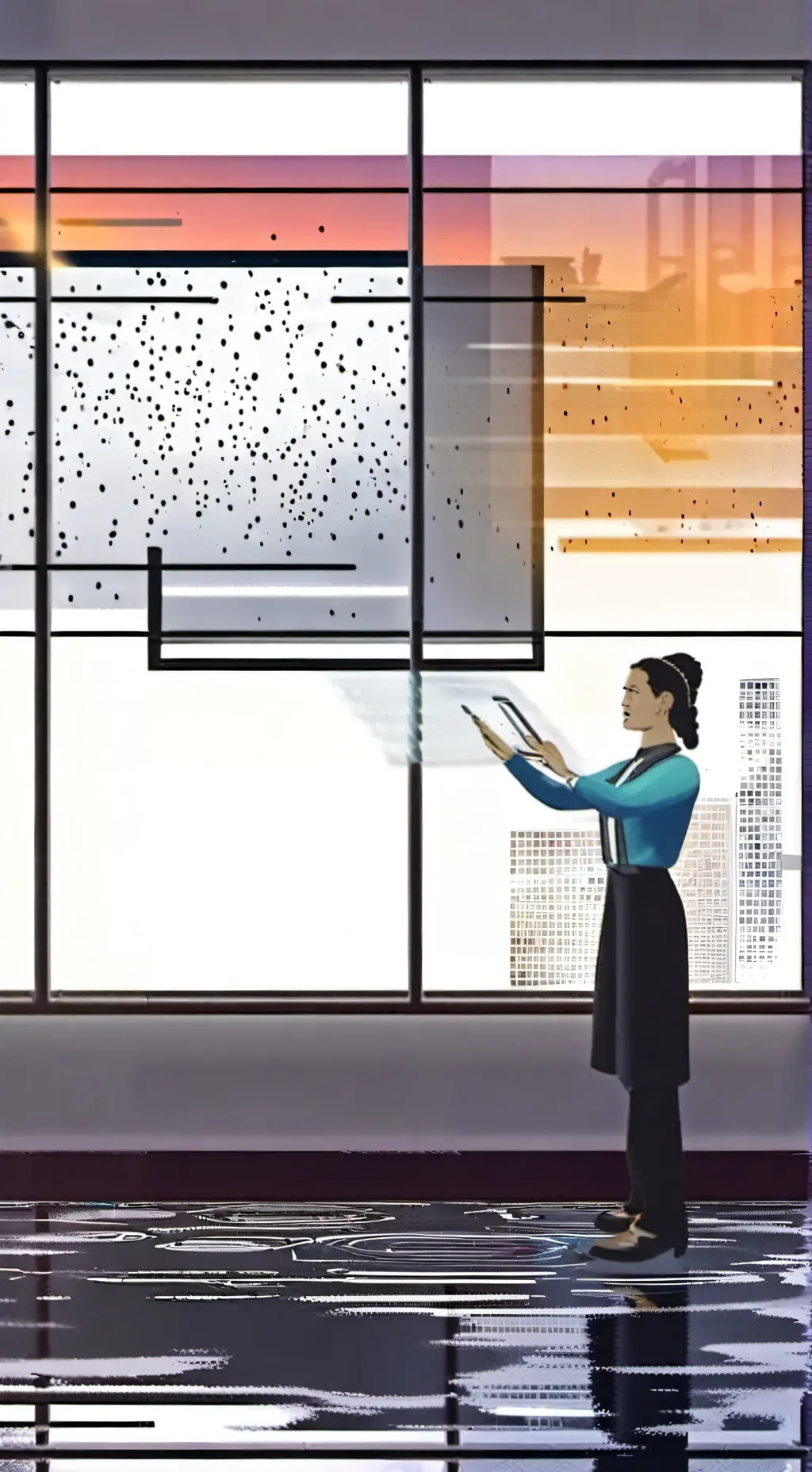 ai character: FPE Zoomcall background