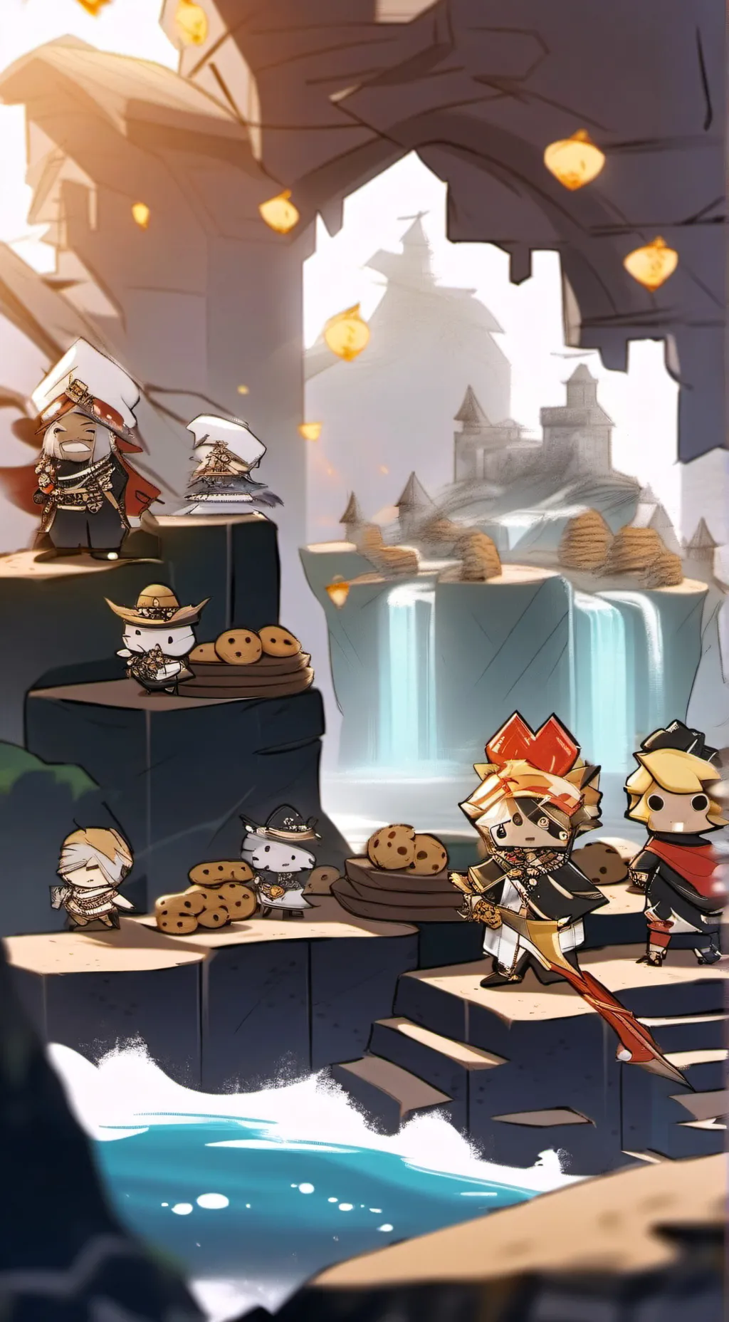 ai character: cookie run kingdom background