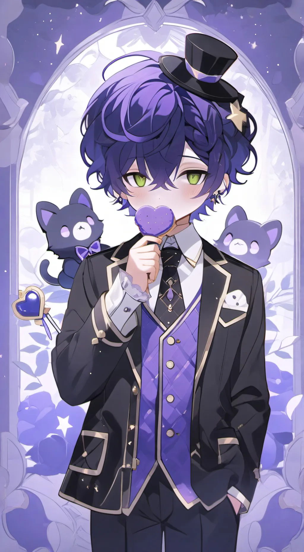 ai character: my favs hates you! background