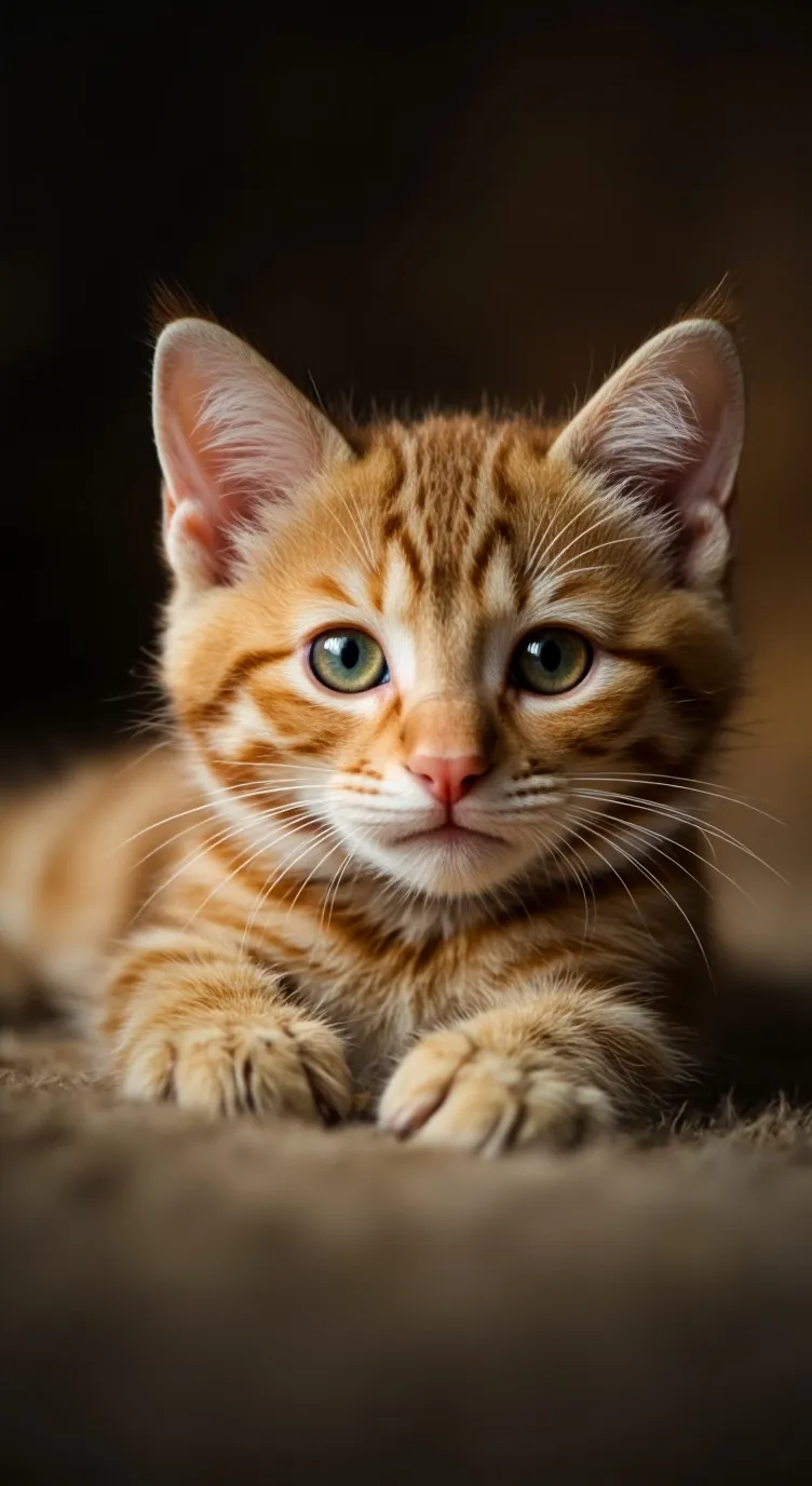 ai character: Orangetabbykitten background