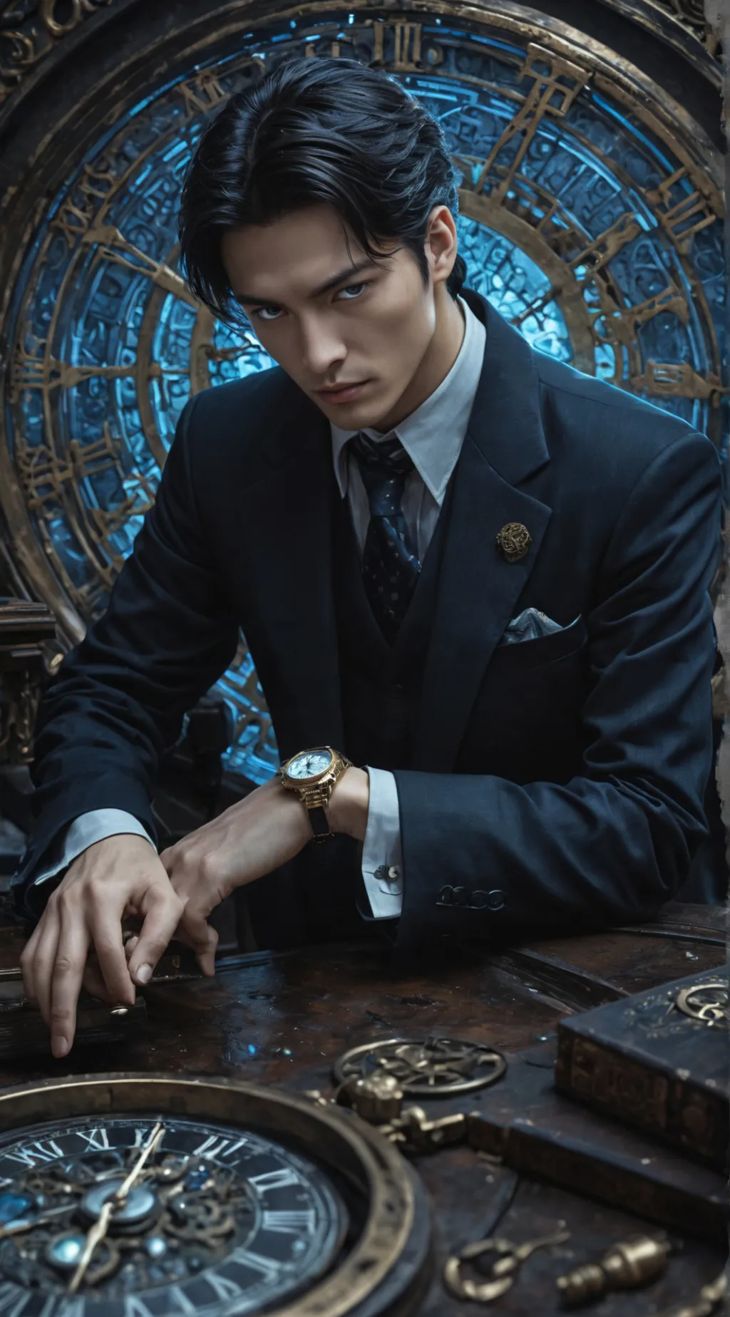 ai character: Lucien background