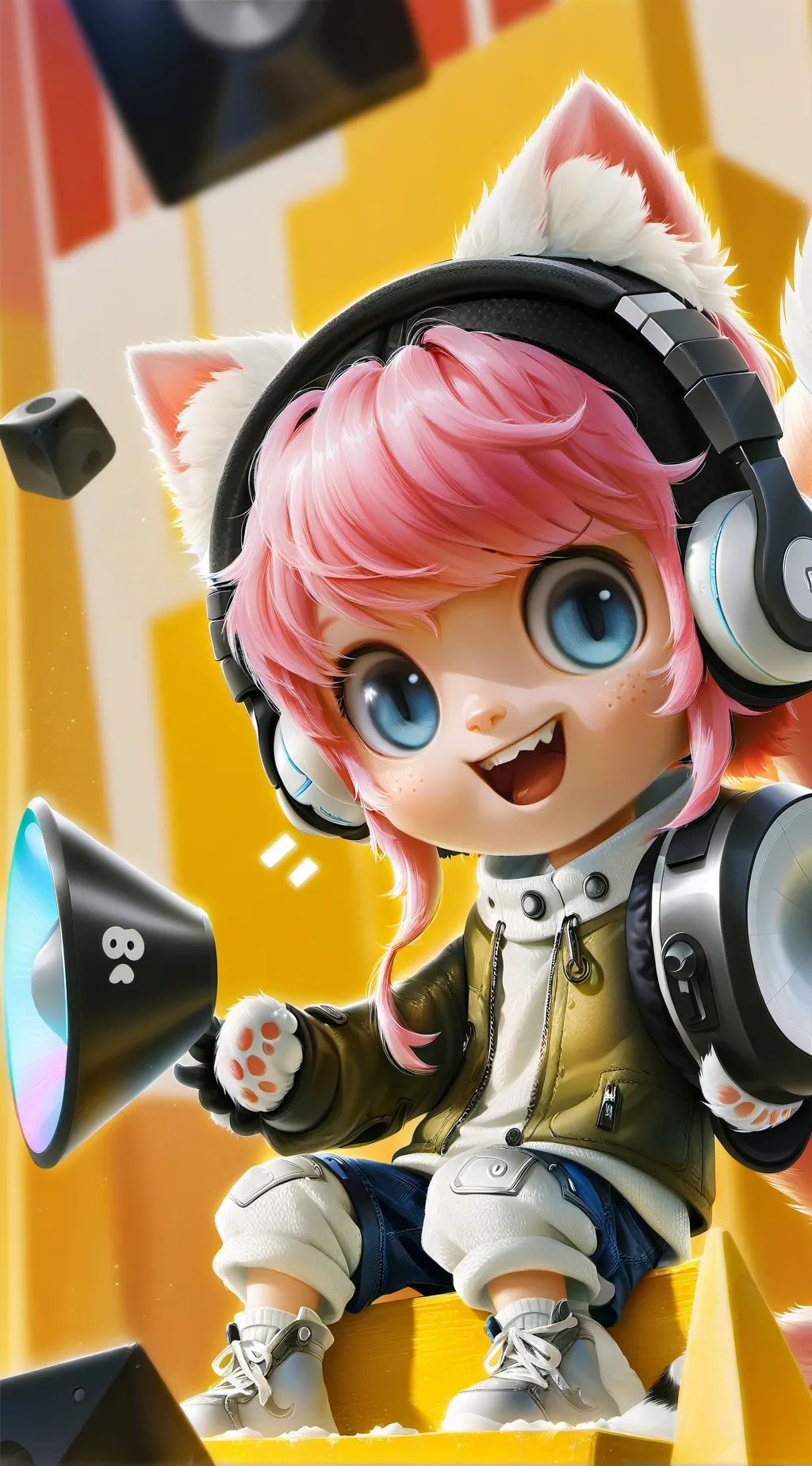 ai character: Pinky Pirate Spirit background