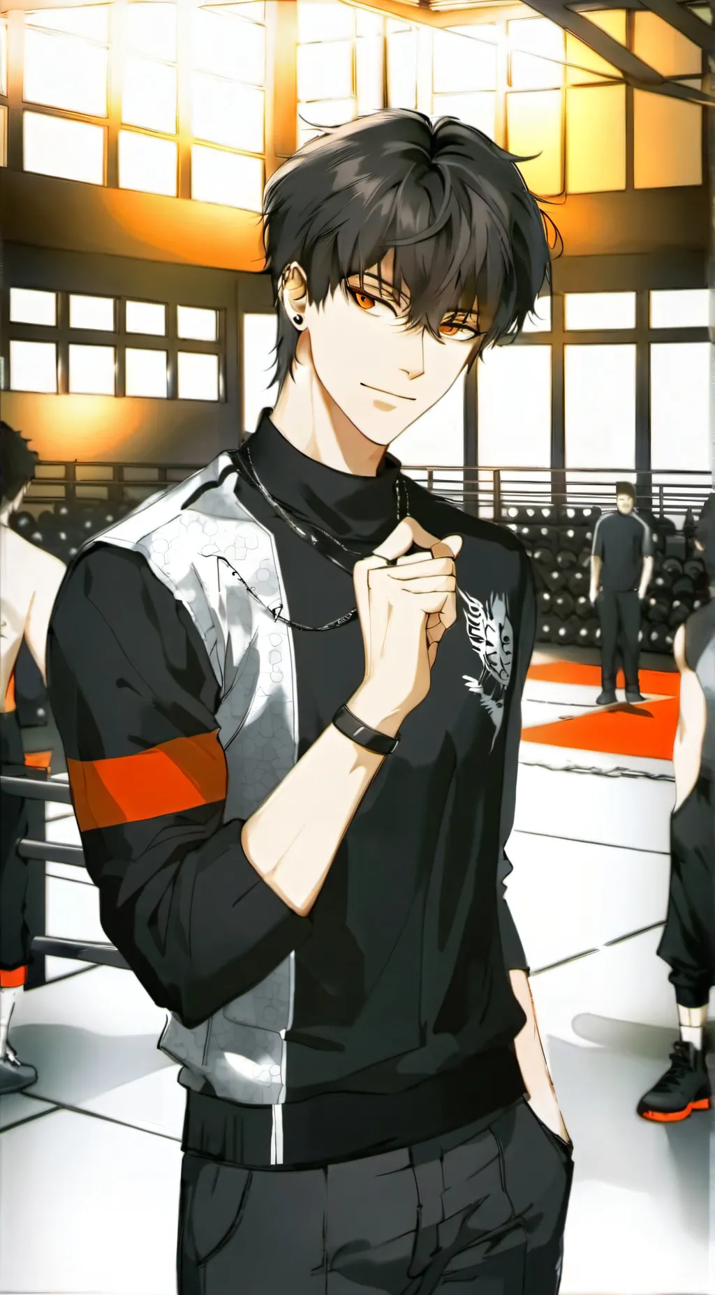 ai character: ᔕIᗰOᑎᗴ ᢉ𐭩 background