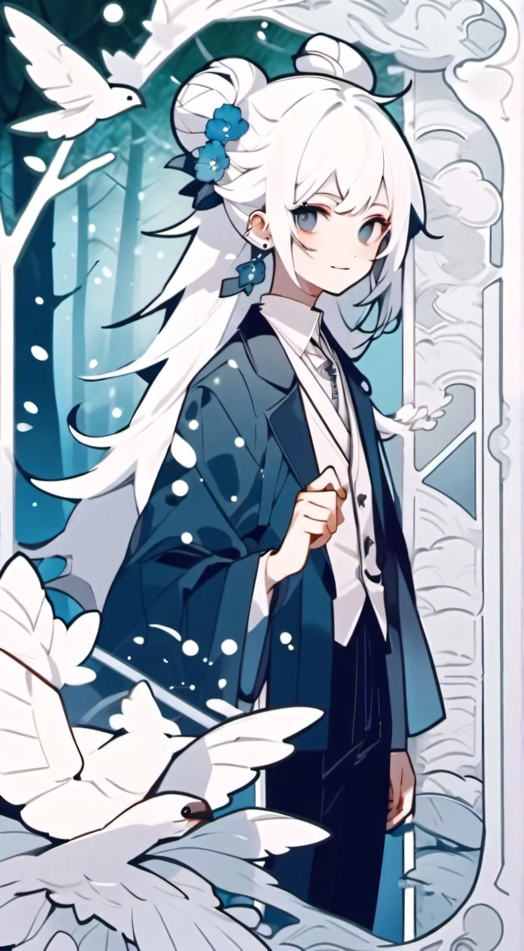 ai character: one piece background