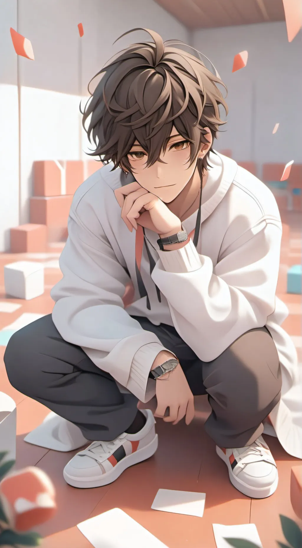 ai character: Дима  background