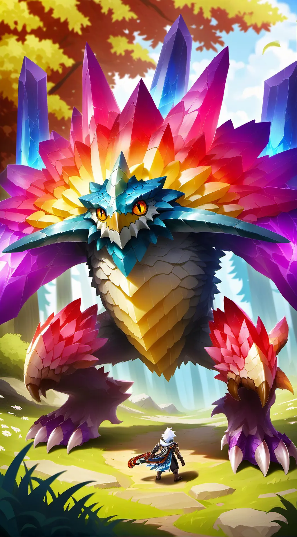 ai character: Dracogem background