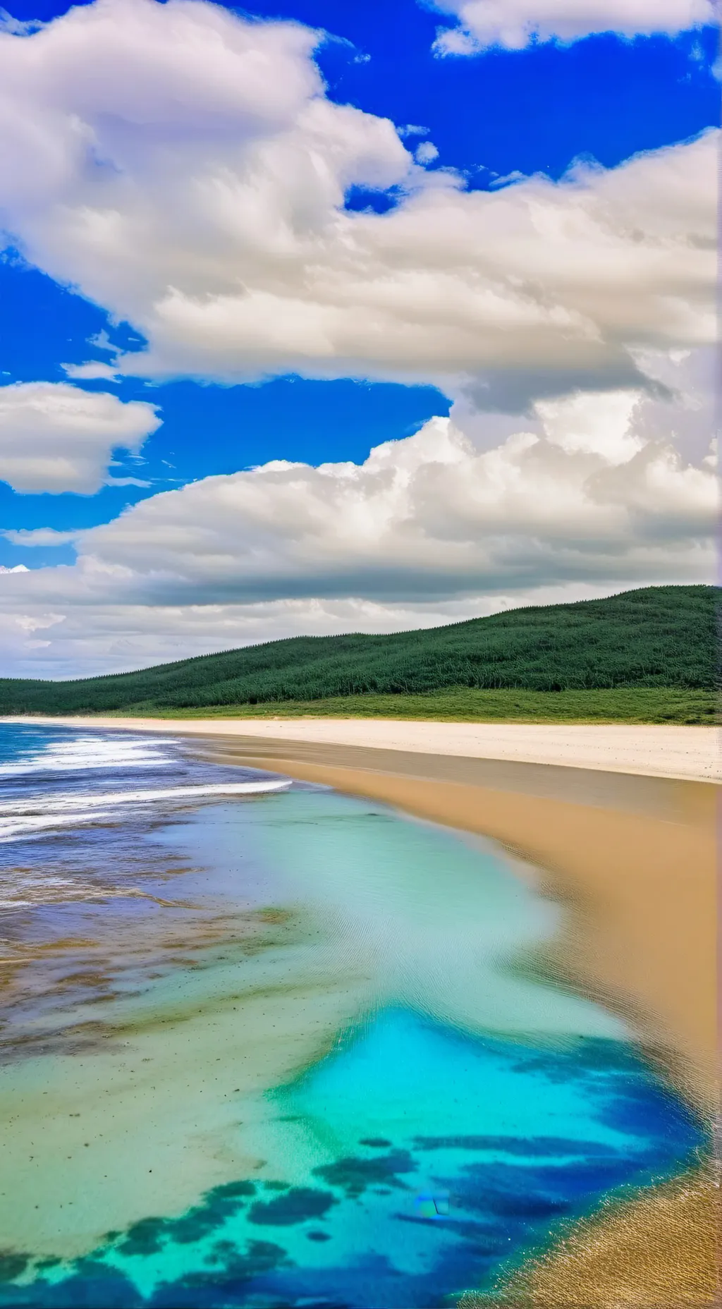 ai character: Sprunki Beach background